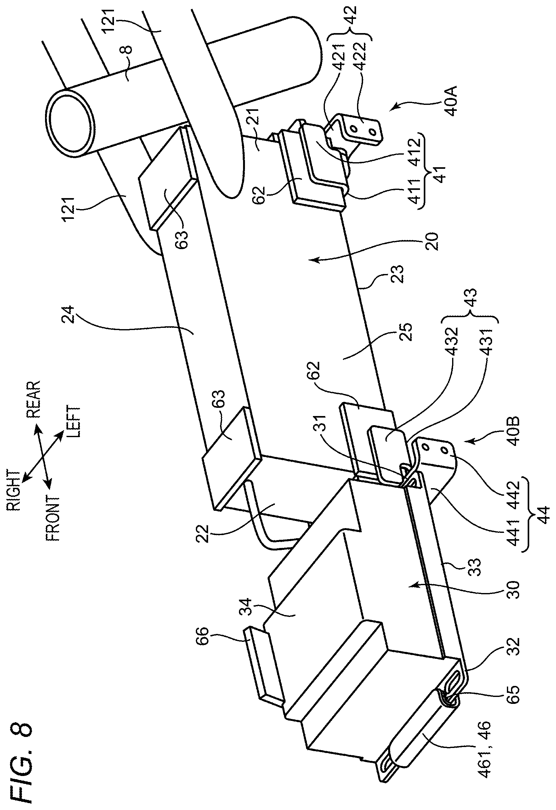 Patent US12583555 Figure 8 – Electric balance bike