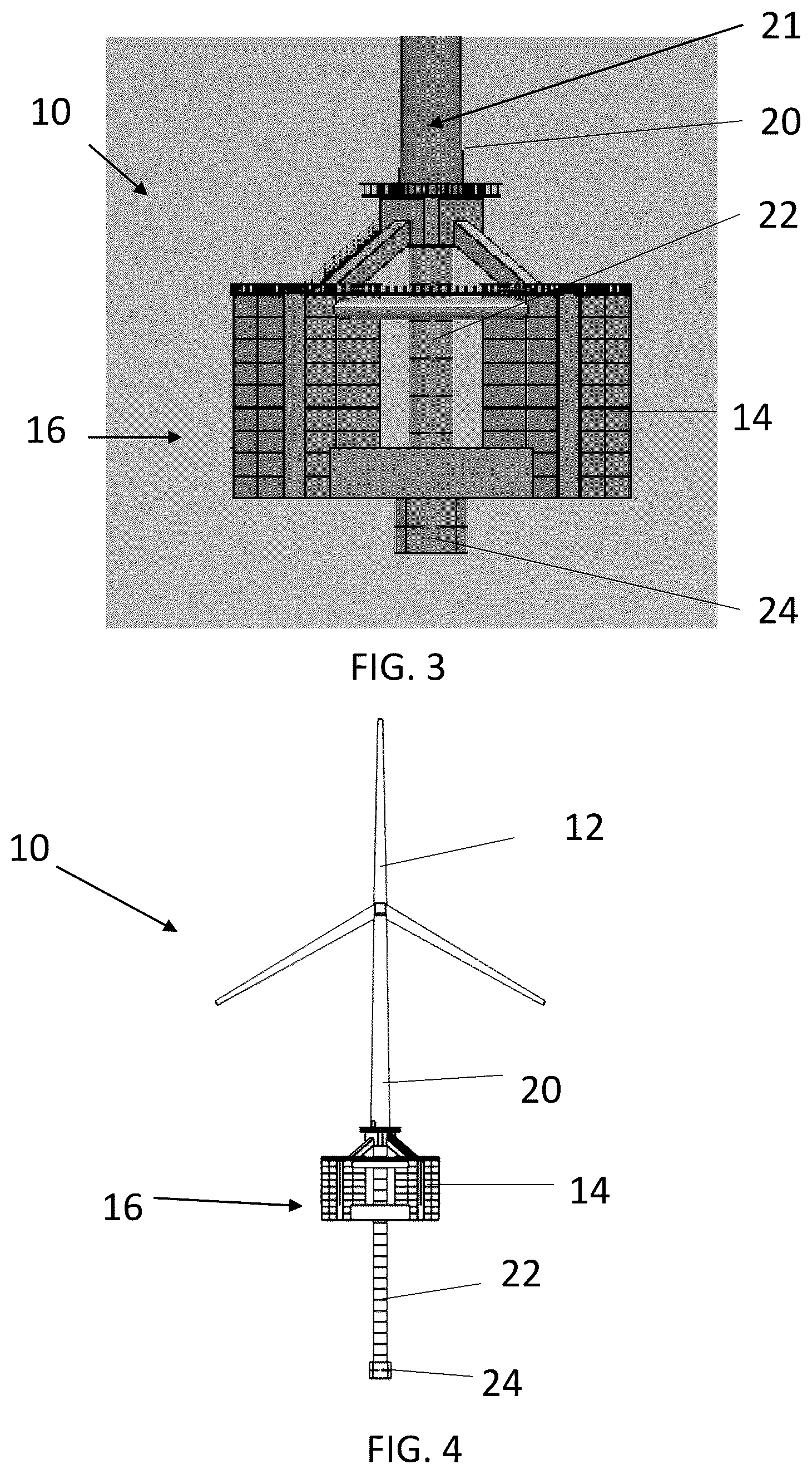 Patent US12583560 Figure 2 – Floating power generation platform