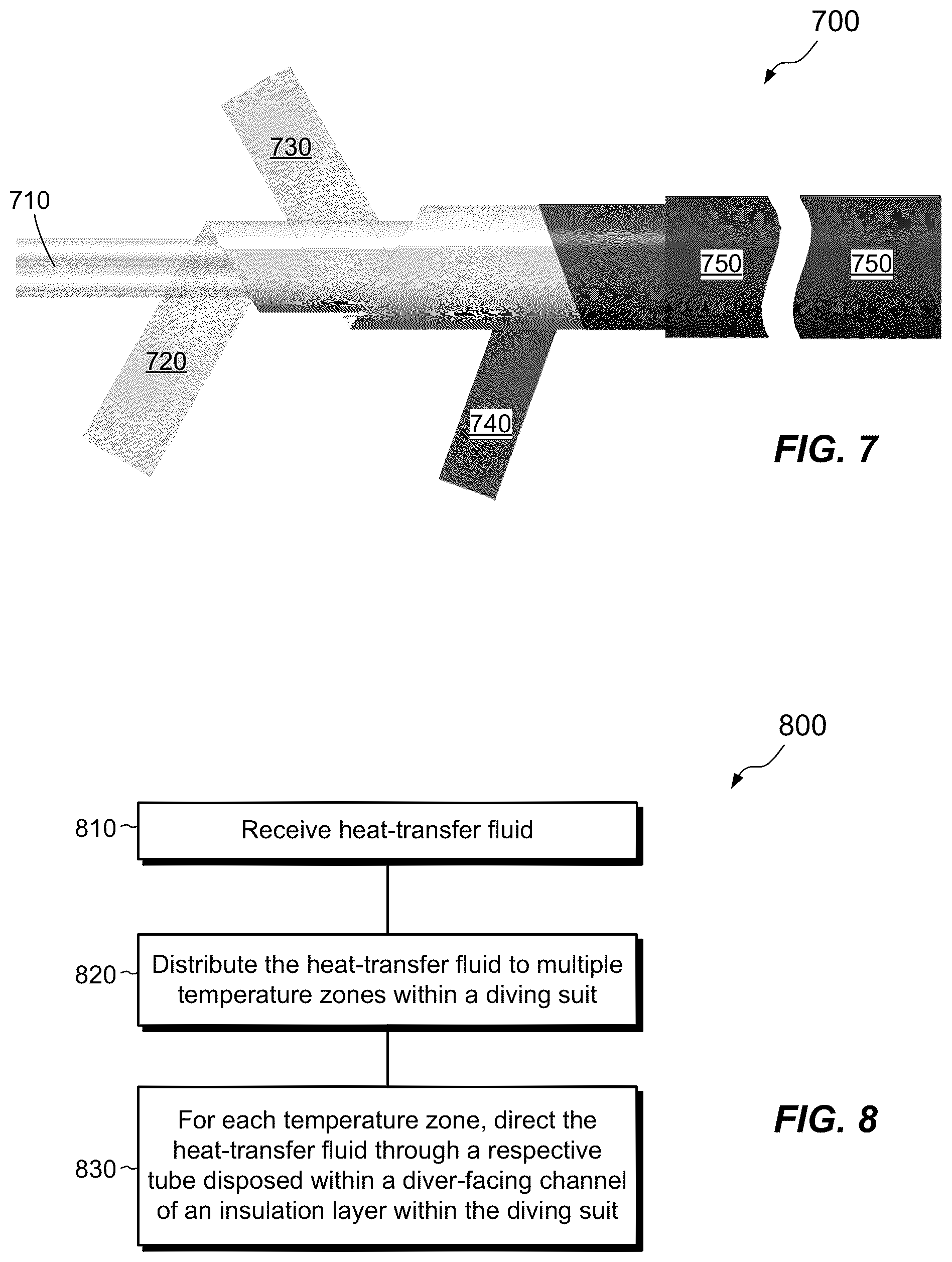 Patent US12583565 Figure 5 – Thermal management for divers