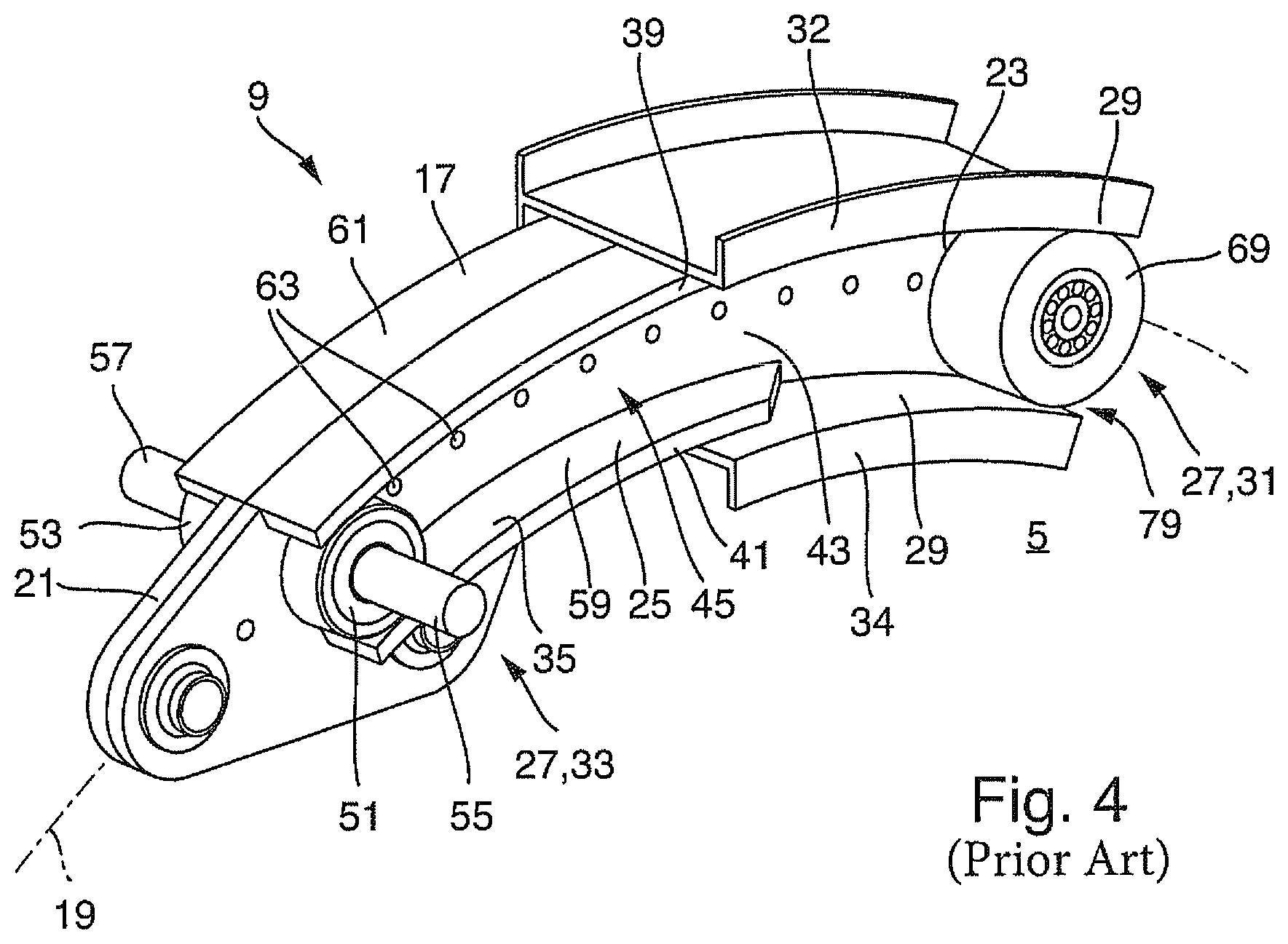 Patent US12583575 Figure 3 – Wing for an aircraft