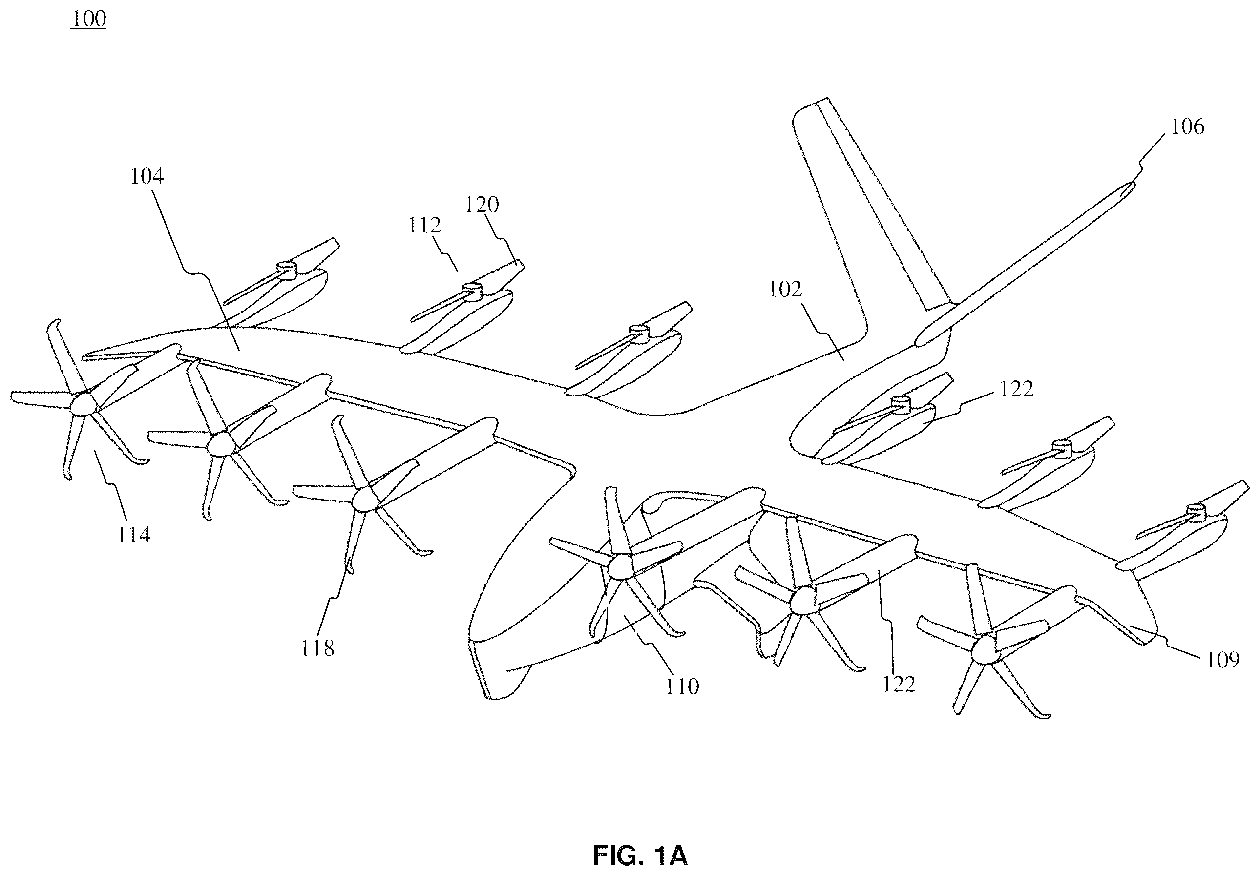Patent US12583580 Figure 1 – Aircraft tilt apparatus including variable cooling air inlet