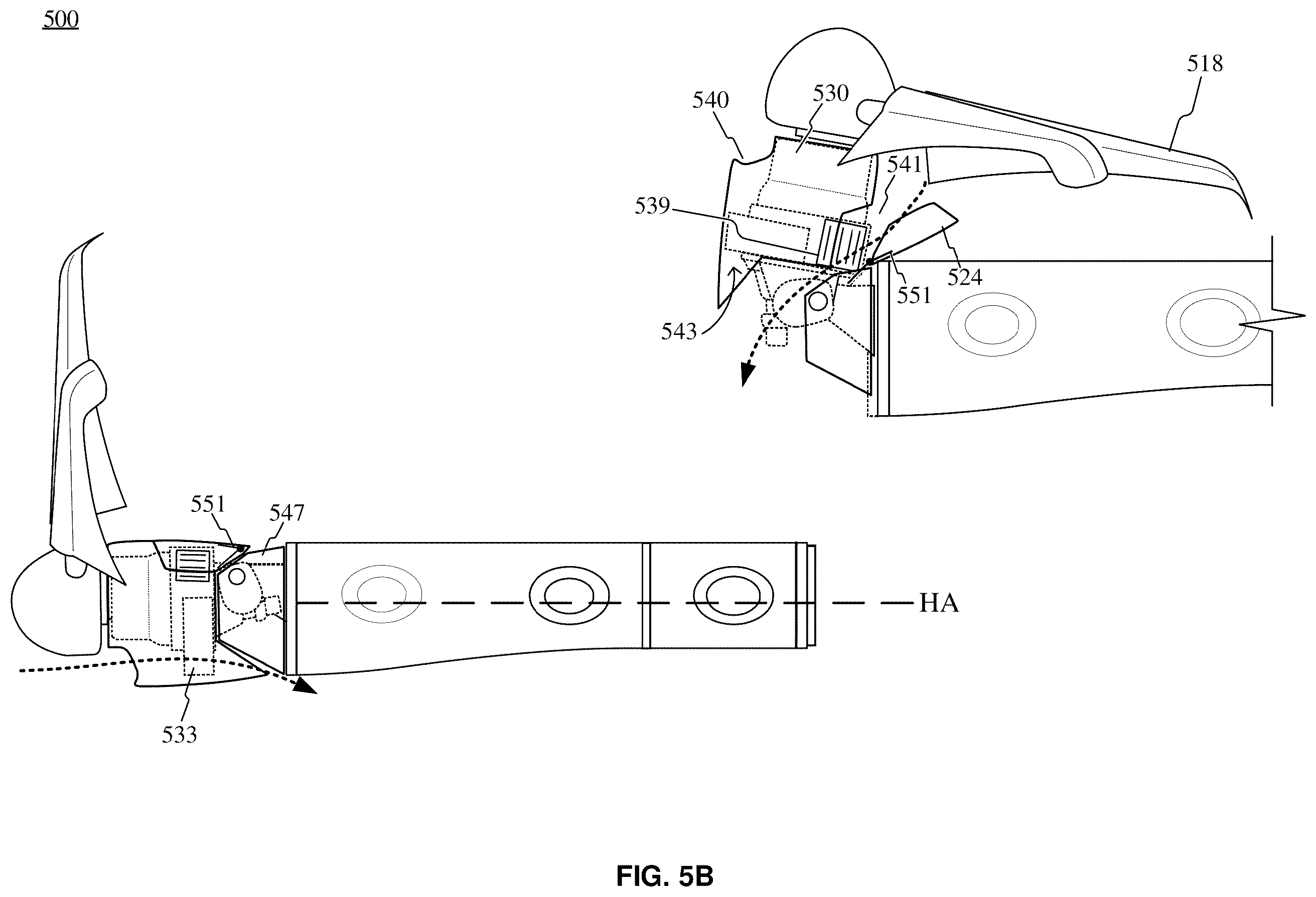 Patent US12583580 Figure 20 – Aircraft tilt apparatus including variable cooling air inlet