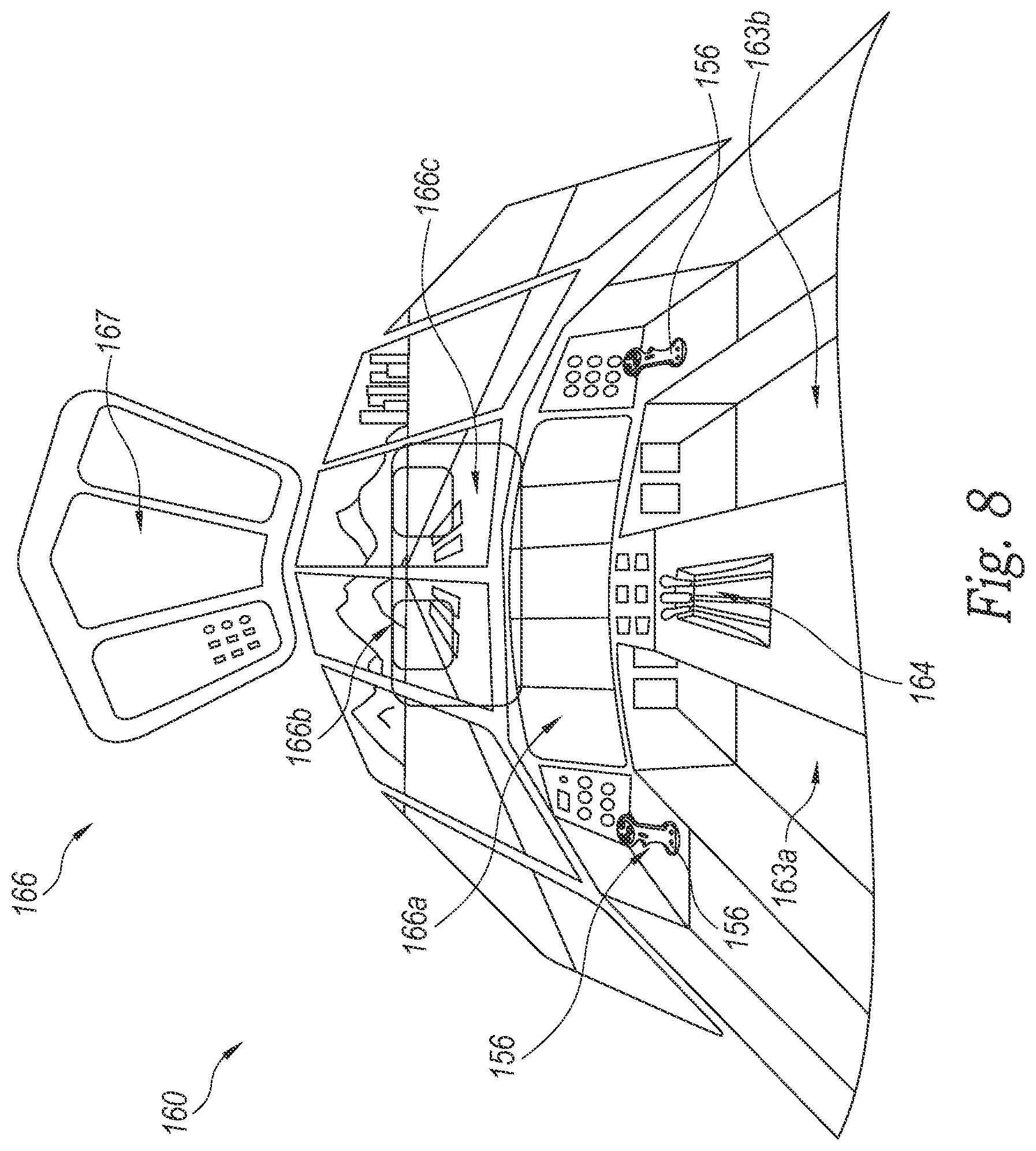 Patent US12583581 Figure 8 – Commercial supersonic aircraft and associated systems and methods