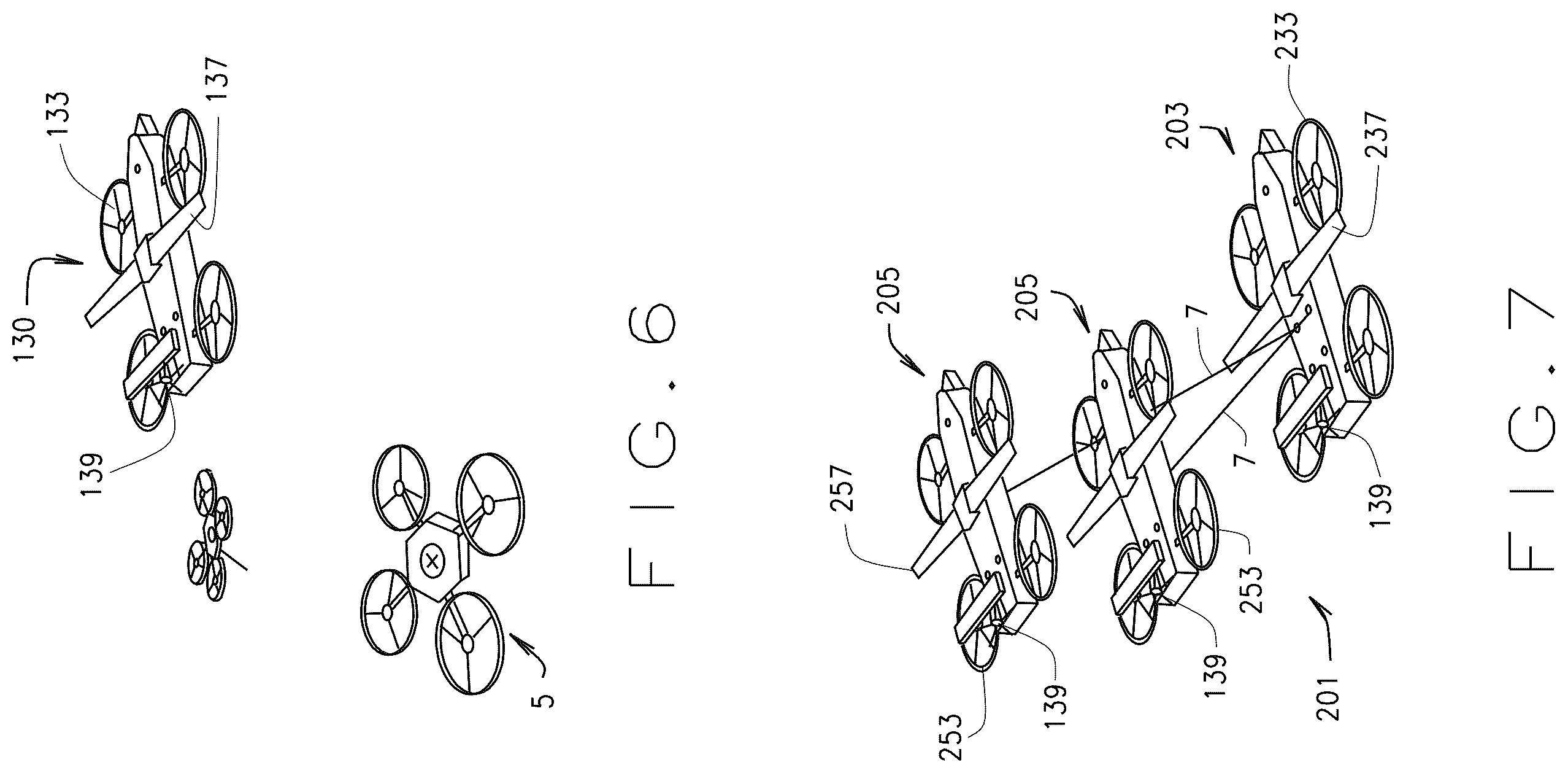 Patent US12583582 Figure 3 – VTOL transport clusters