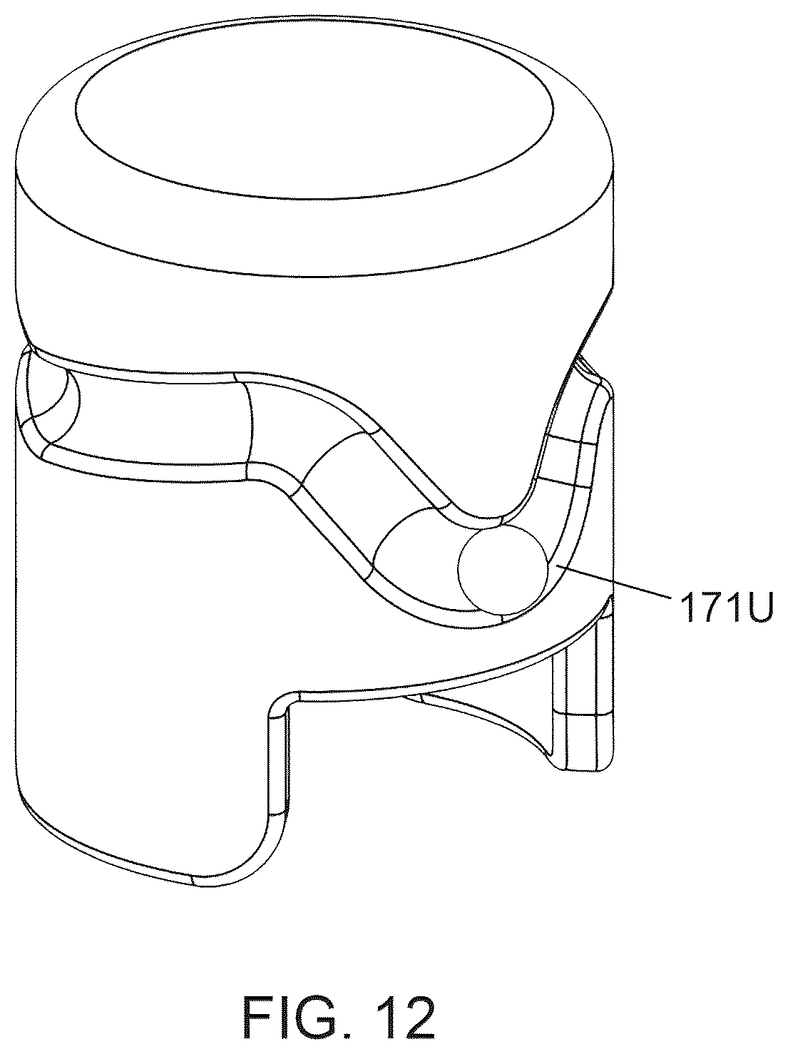Patent US12583589 Figure 11 – Lockable mounting fitting