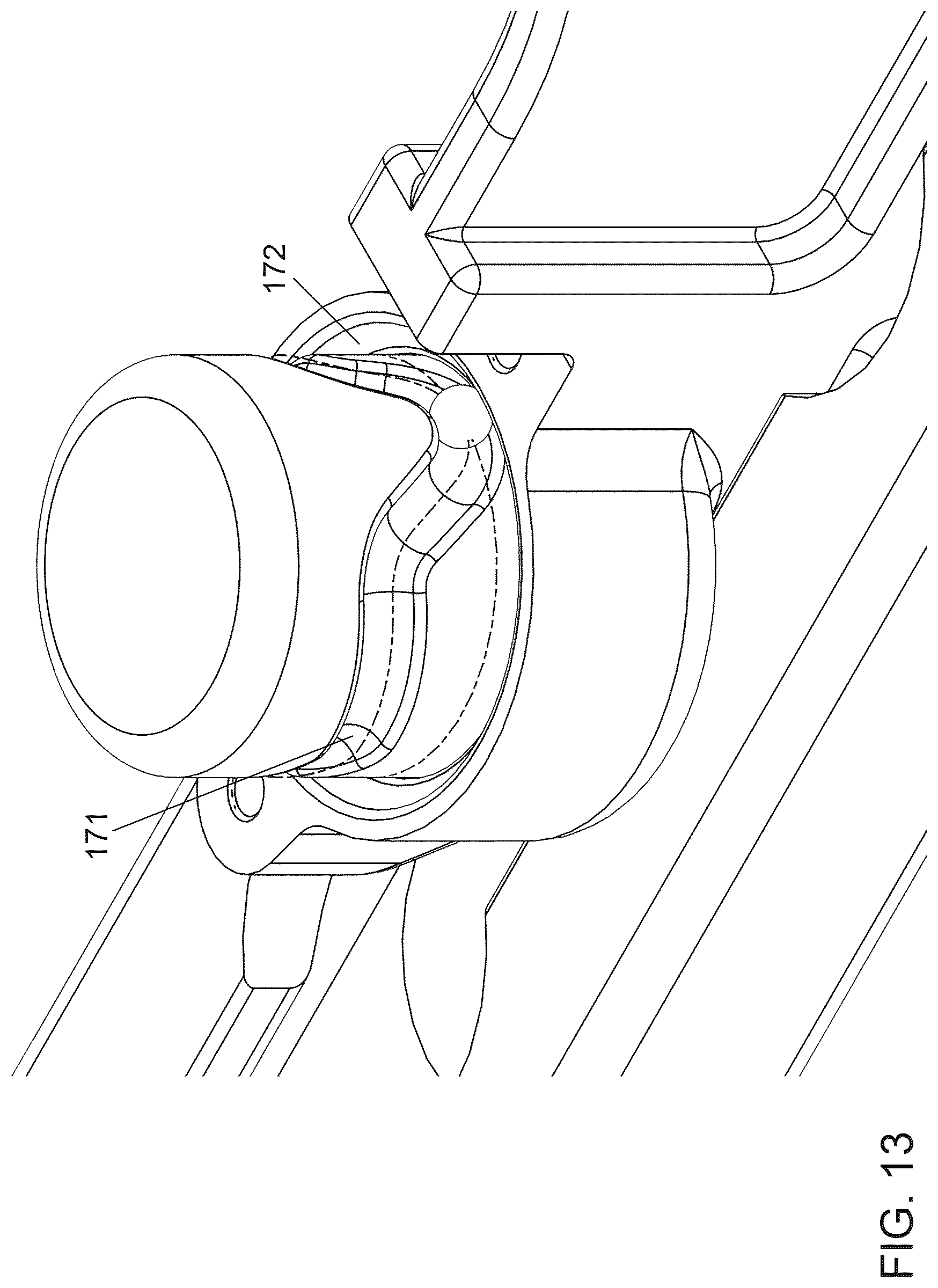 Patent US12583589 Figure 12 – Lockable mounting fitting