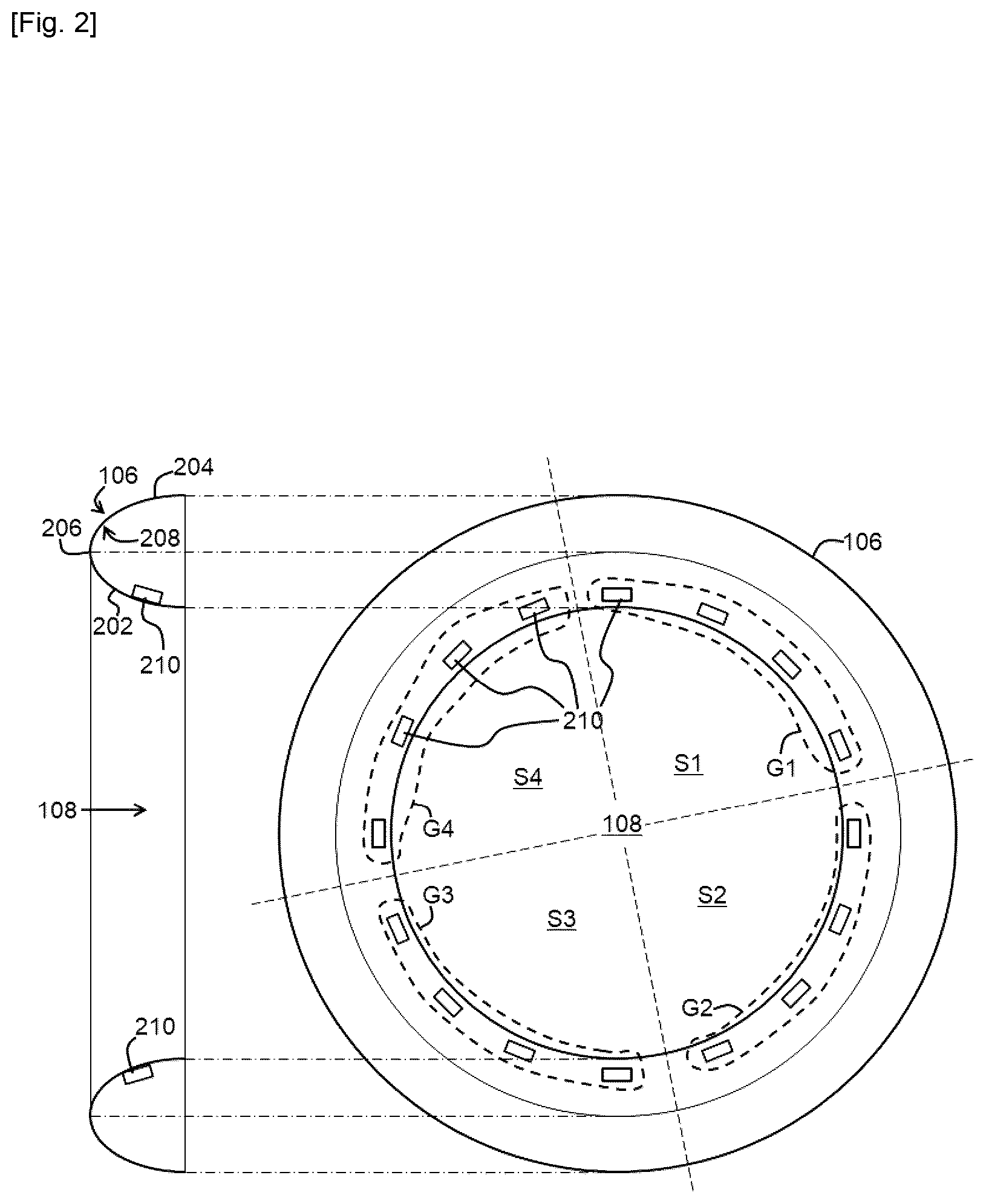 Patent US12583591 Figure 2 – De-icing of an aircraft part