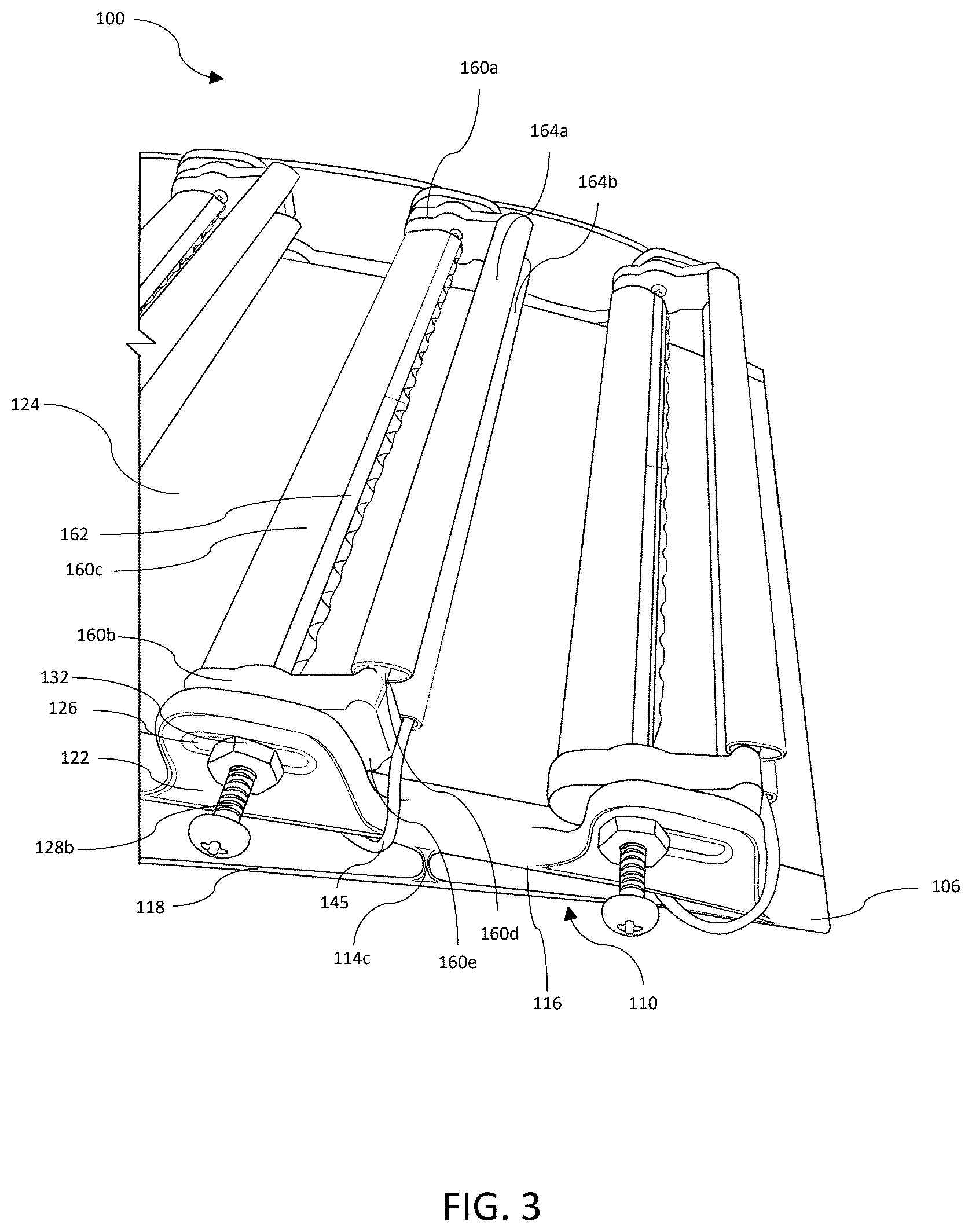 Patent US12583595 Figure 3 – Wing-mounted multi-stage ionic thruster