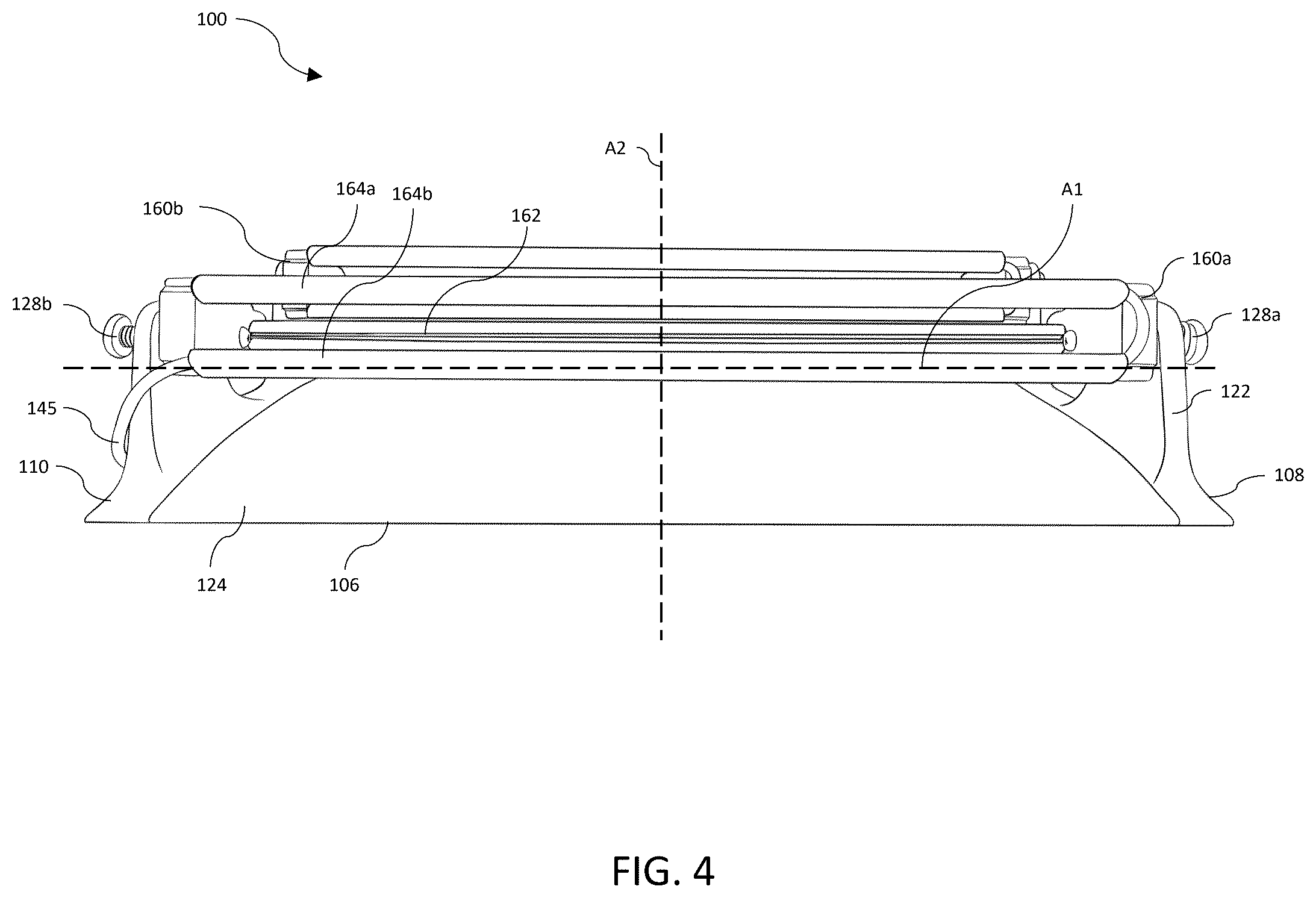 Patent US12583595 Figure 4 – Wing-mounted multi-stage ionic thruster