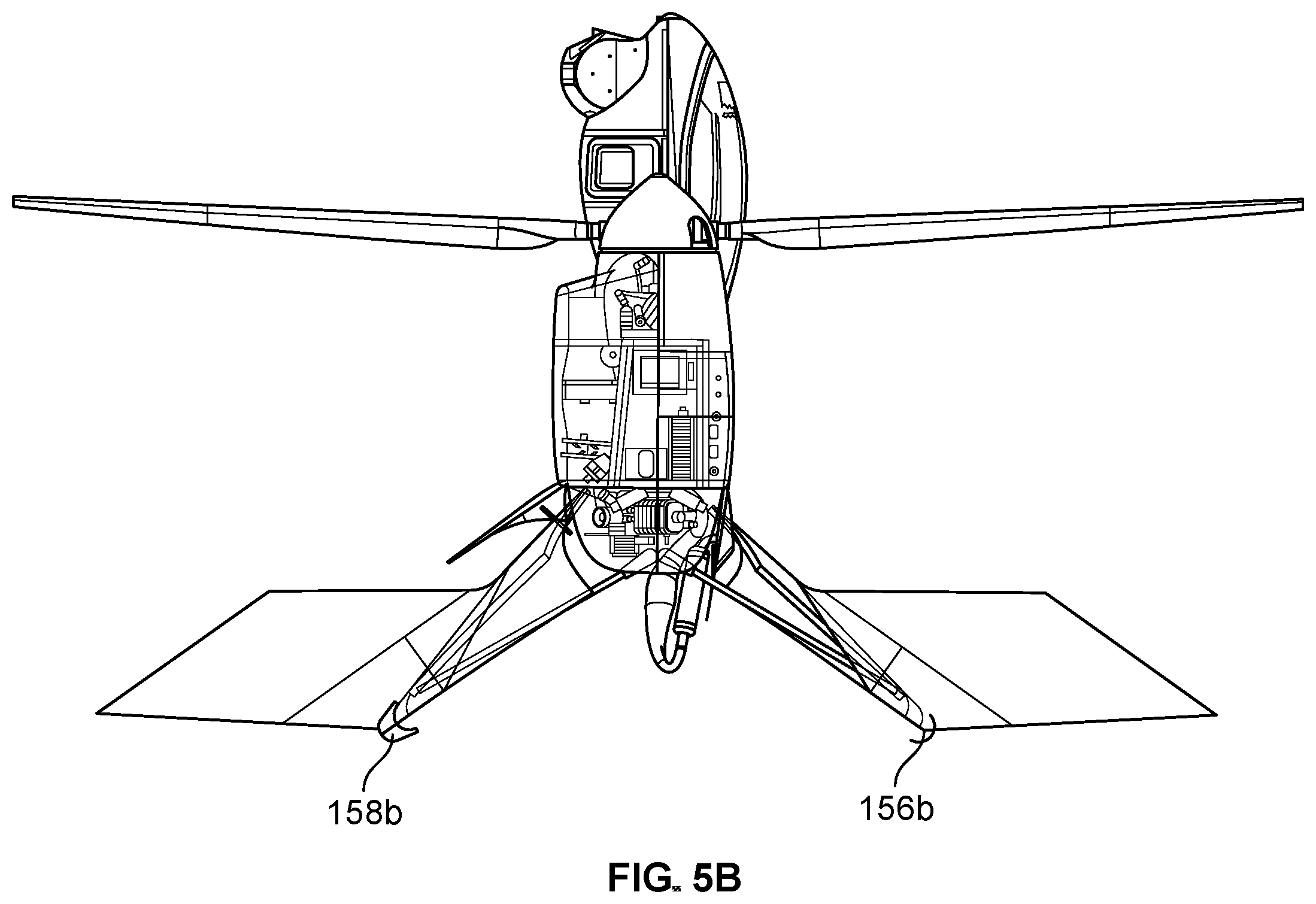 Patent US12583599 Figure 6 – Connectors and joints for dual engine vertical take off and landing collapsible fixed wing aircraft