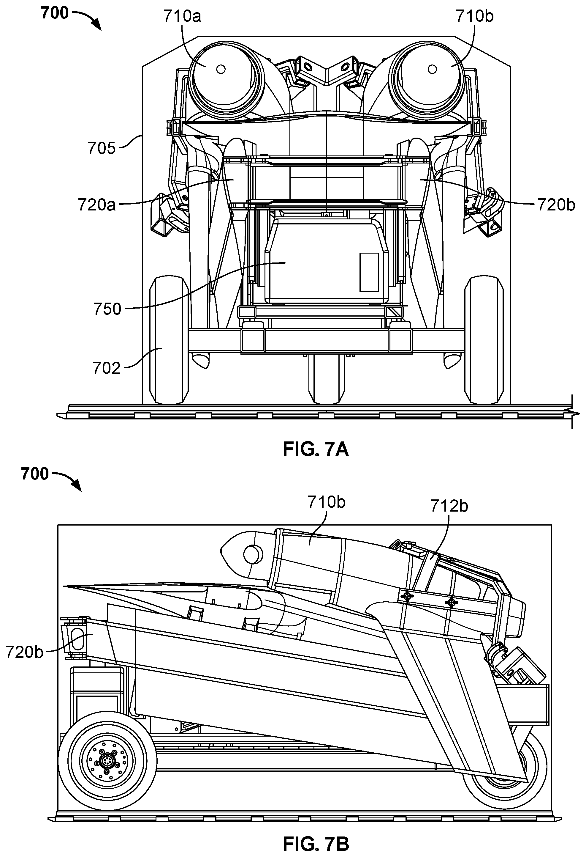 Patent US12583599 Figure 8 – Connectors and joints for dual engine vertical take off and landing collapsible fixed wing aircraft