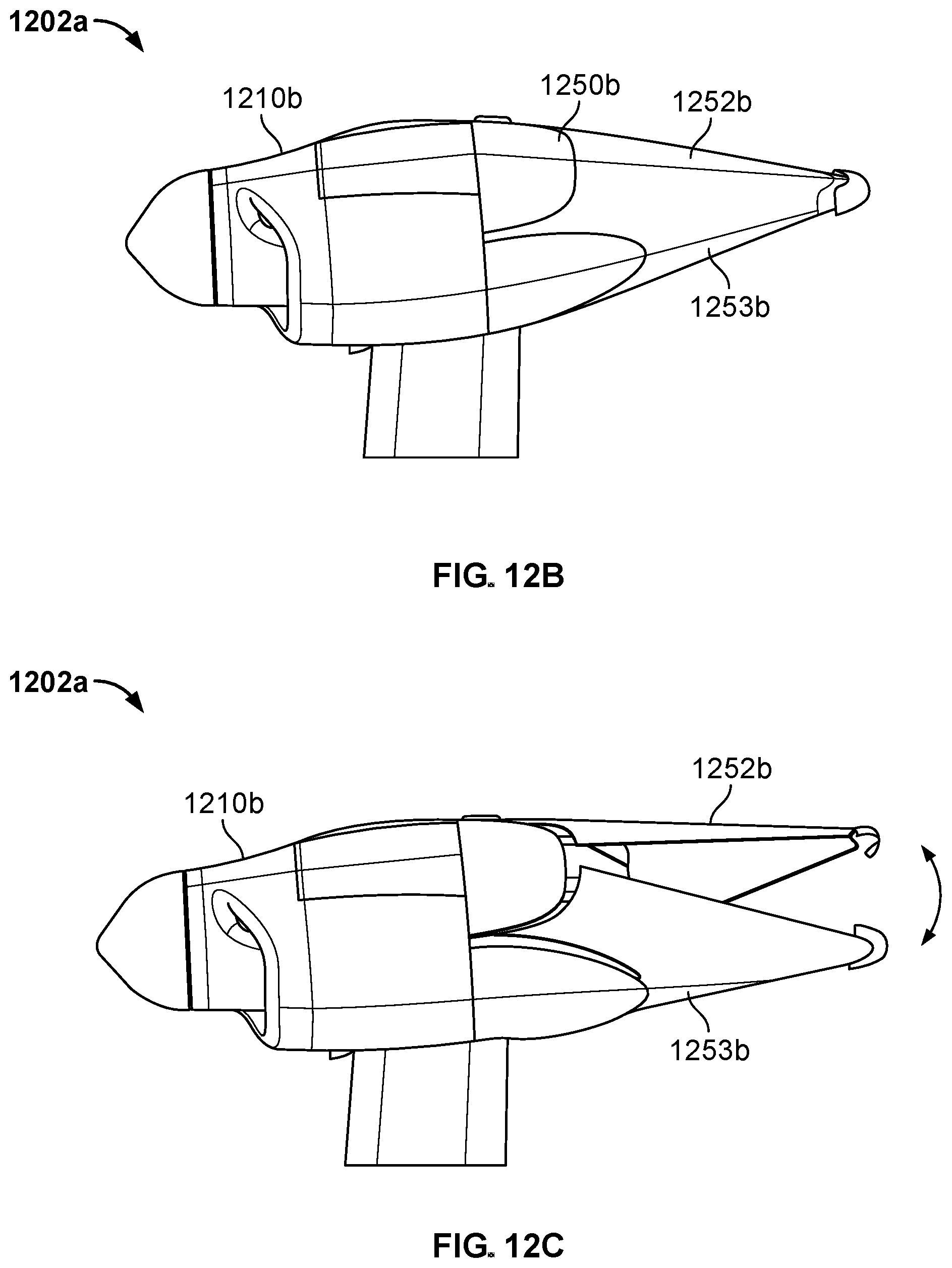 Patent US12583599 Figure 20 – Connectors and joints for dual engine vertical take off and landing collapsible fixed wing aircraft