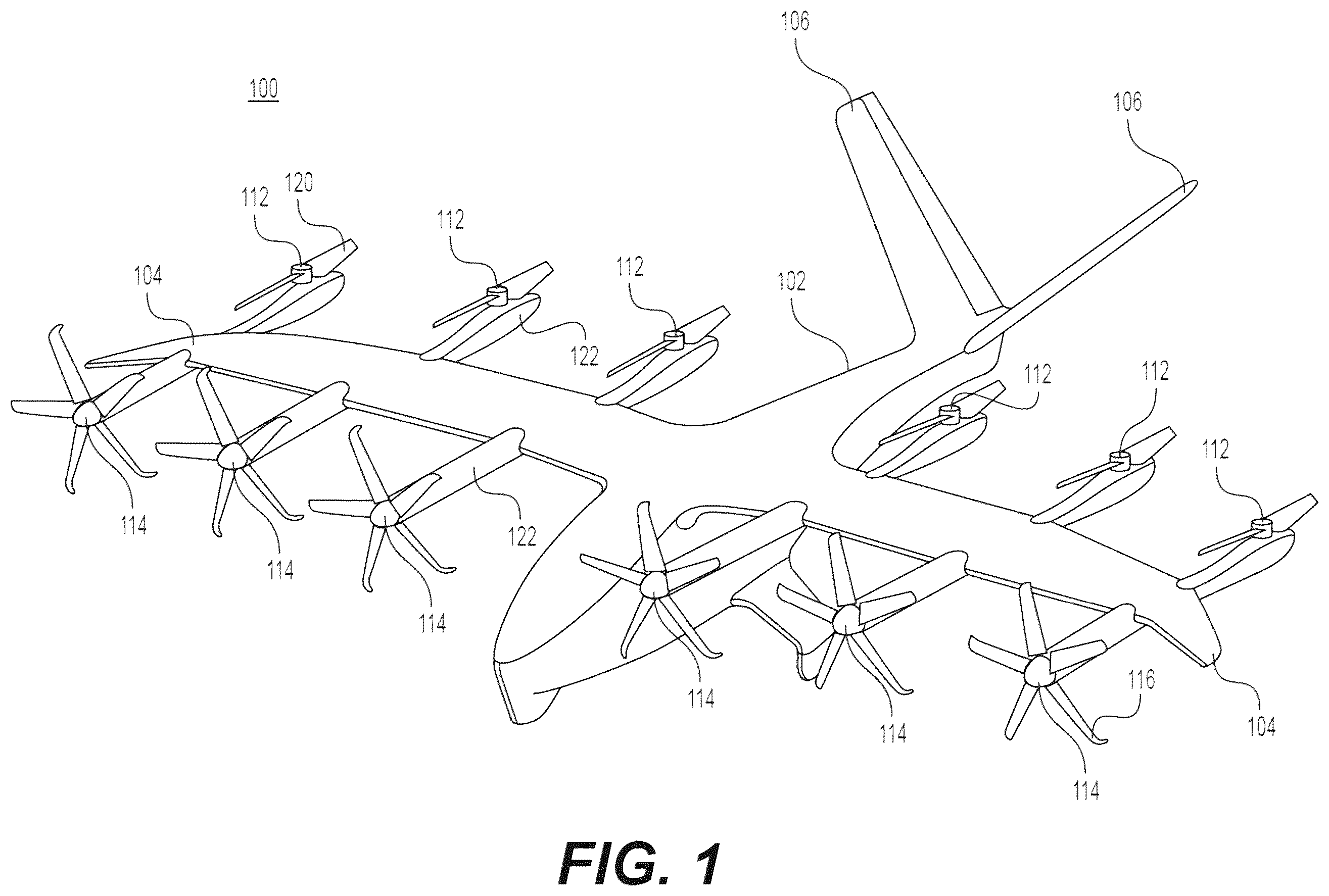 Patent US12583606 Figure 1 – Systems and methods for aircraft energy optimization