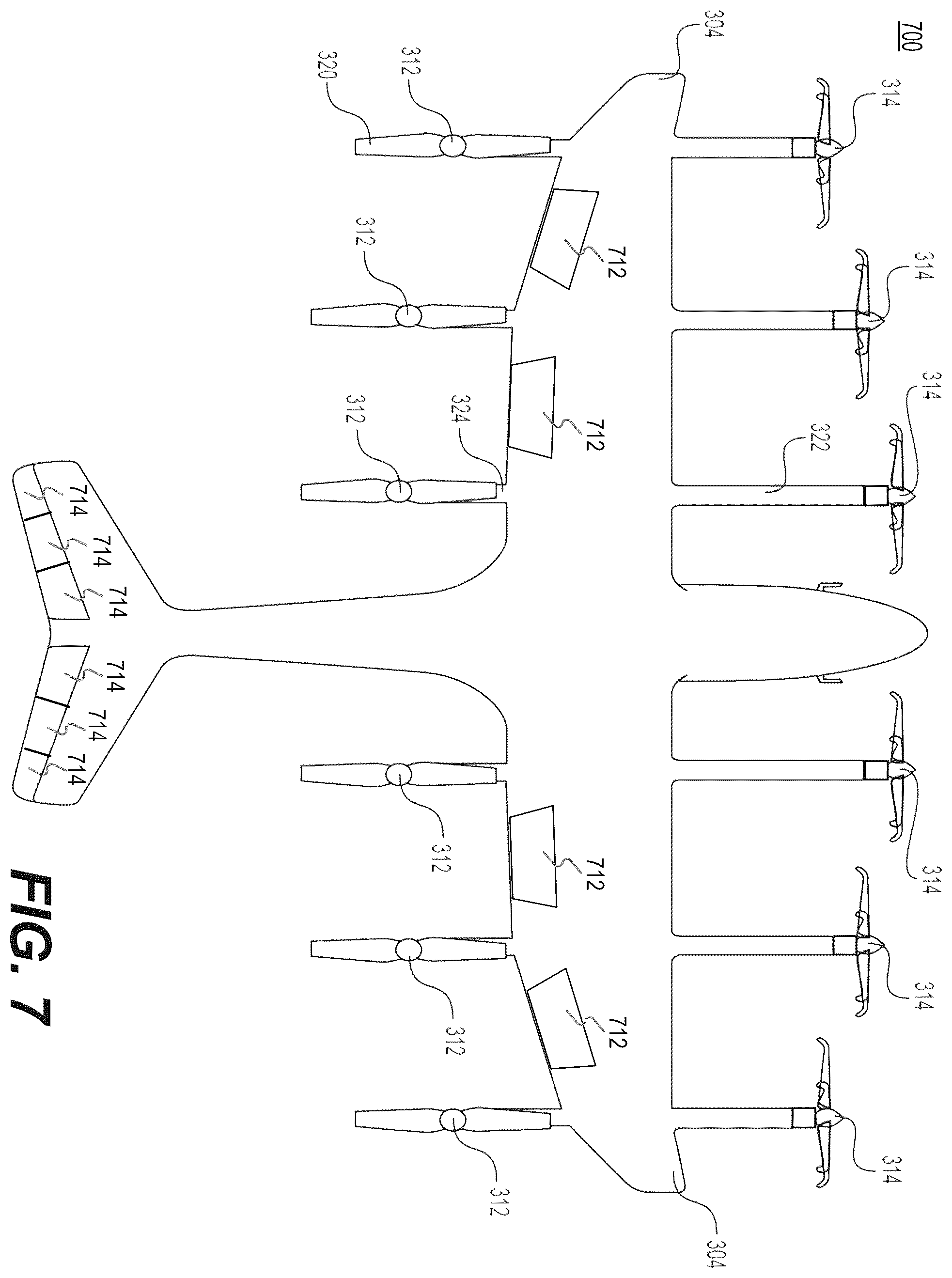 Patent US12583606 Figure 7 – Systems and methods for aircraft energy optimization