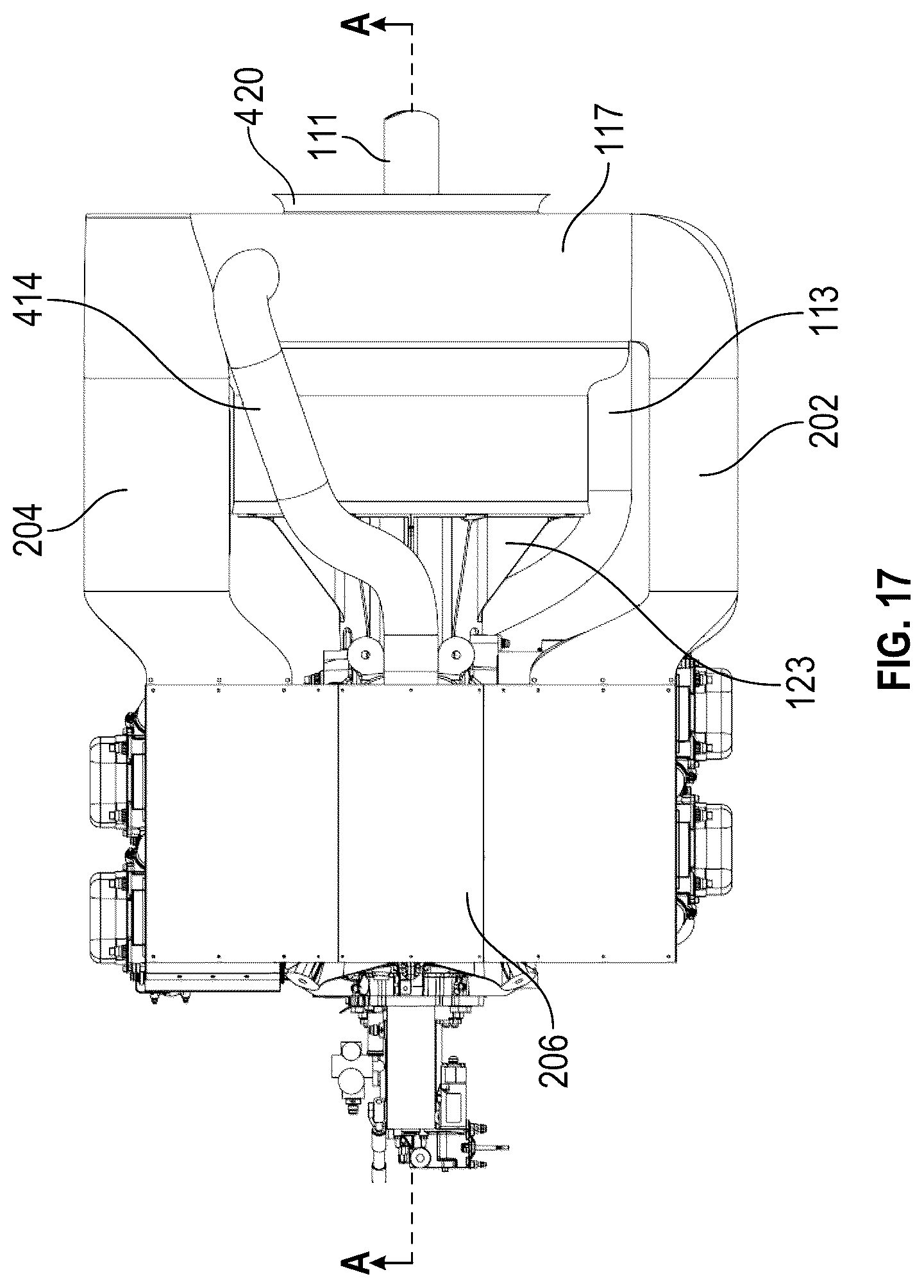 Patent US12583607 Figure 18 – Simultaneous air cooling of multiple elements of a hybrid powerplant