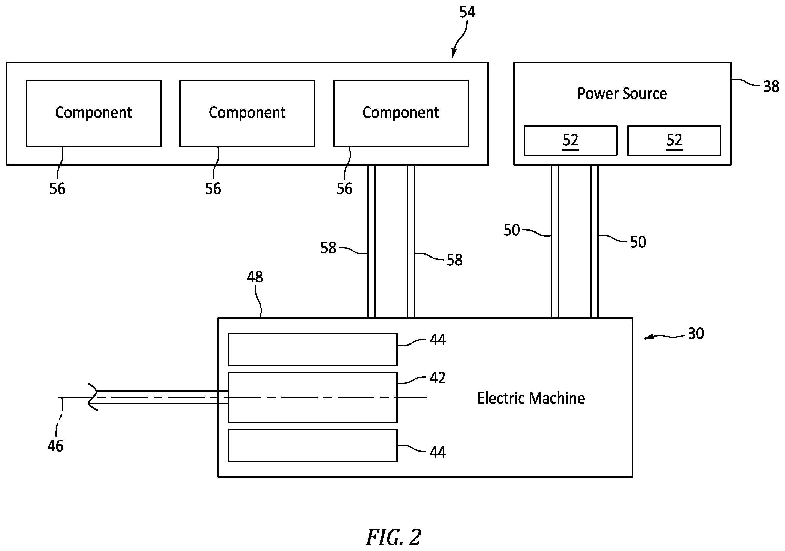 Patent US12583609 Figure 2 – Exhaust duct for hybrid aircraft powerplant