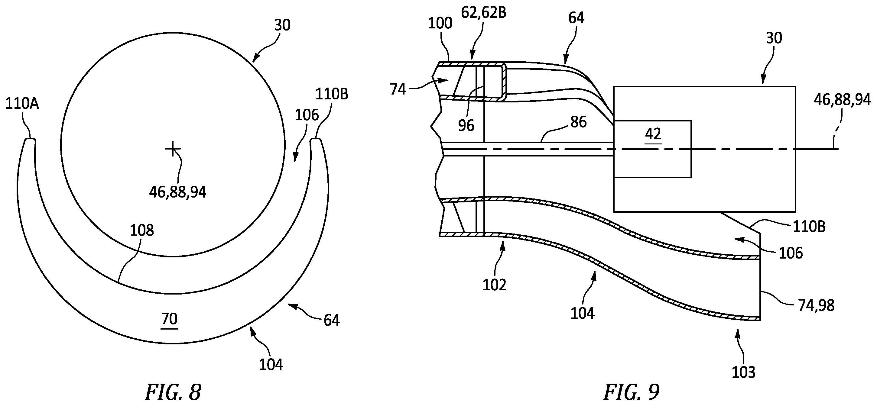Patent US12583609 Figure 7 – Exhaust duct for hybrid aircraft powerplant