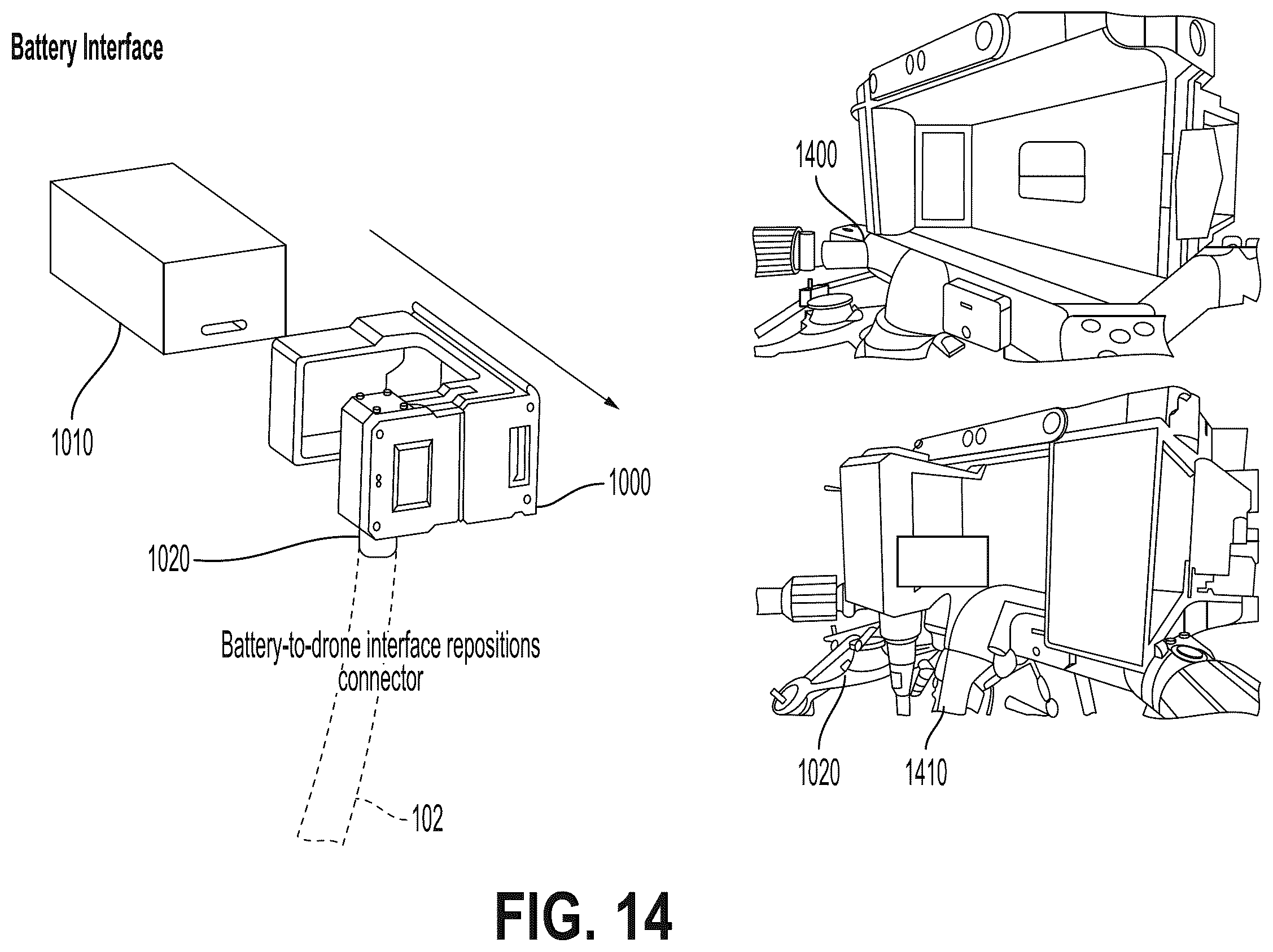 Patent US12583620 Figure 14 – Systems and methods for heat transfer in drones