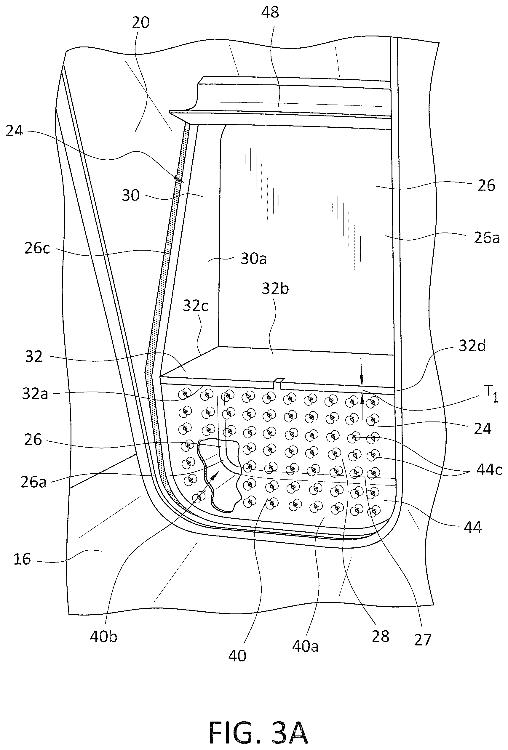 Patent US12583621 Figure 4 – Debris barrier for aircraft window assembly and method