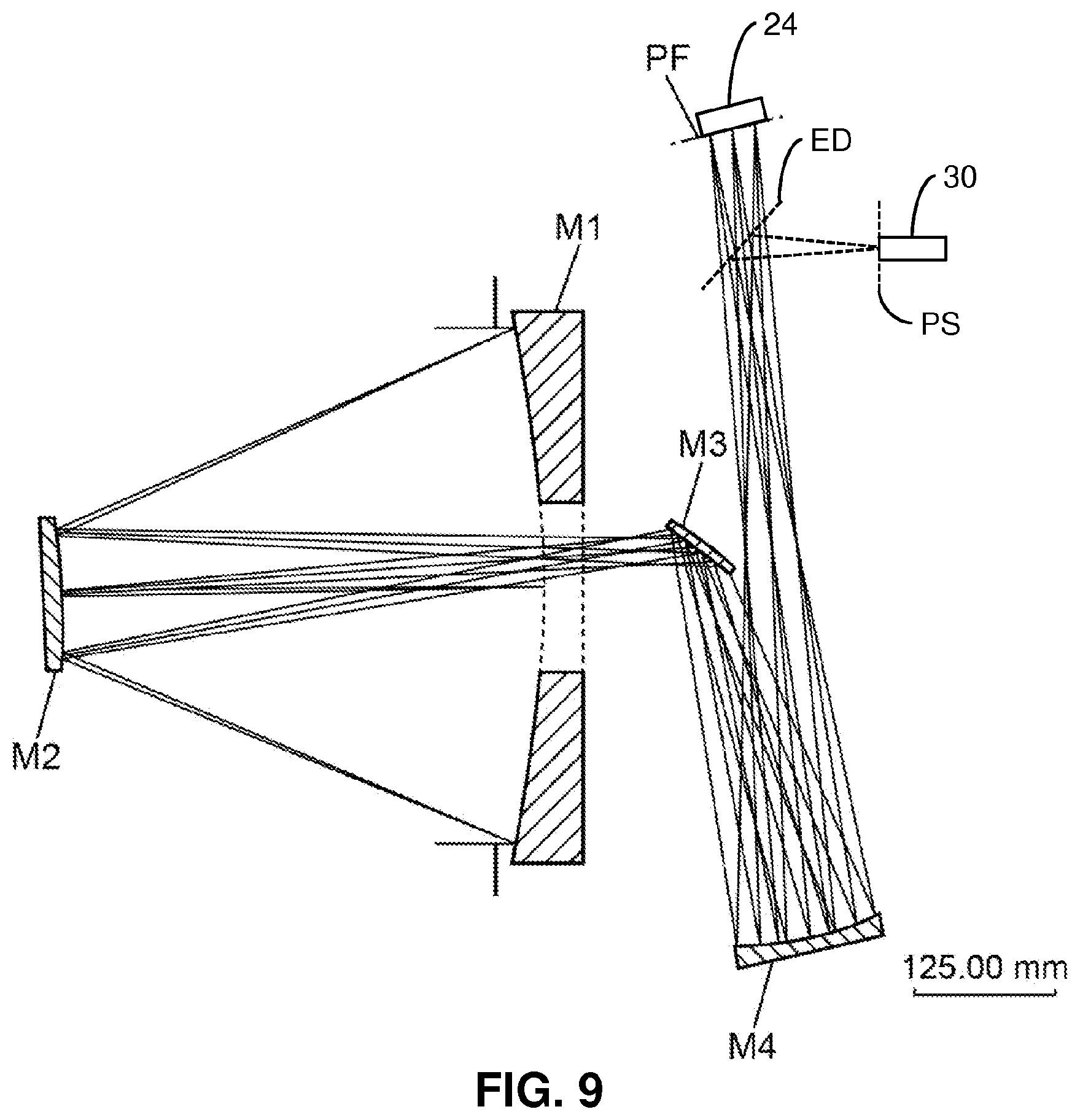 Patent US12583626 Figure 6 – Method for acquiring images of a terrestrial zone using a spacecraft comprising a laser transmission module