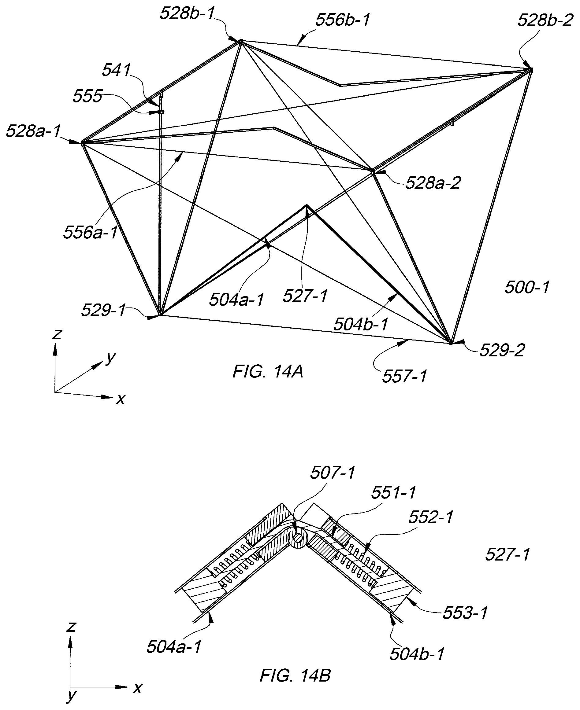 Patent US12583628 Figure 13 – Deployable, ultra-stowable truss for space applications