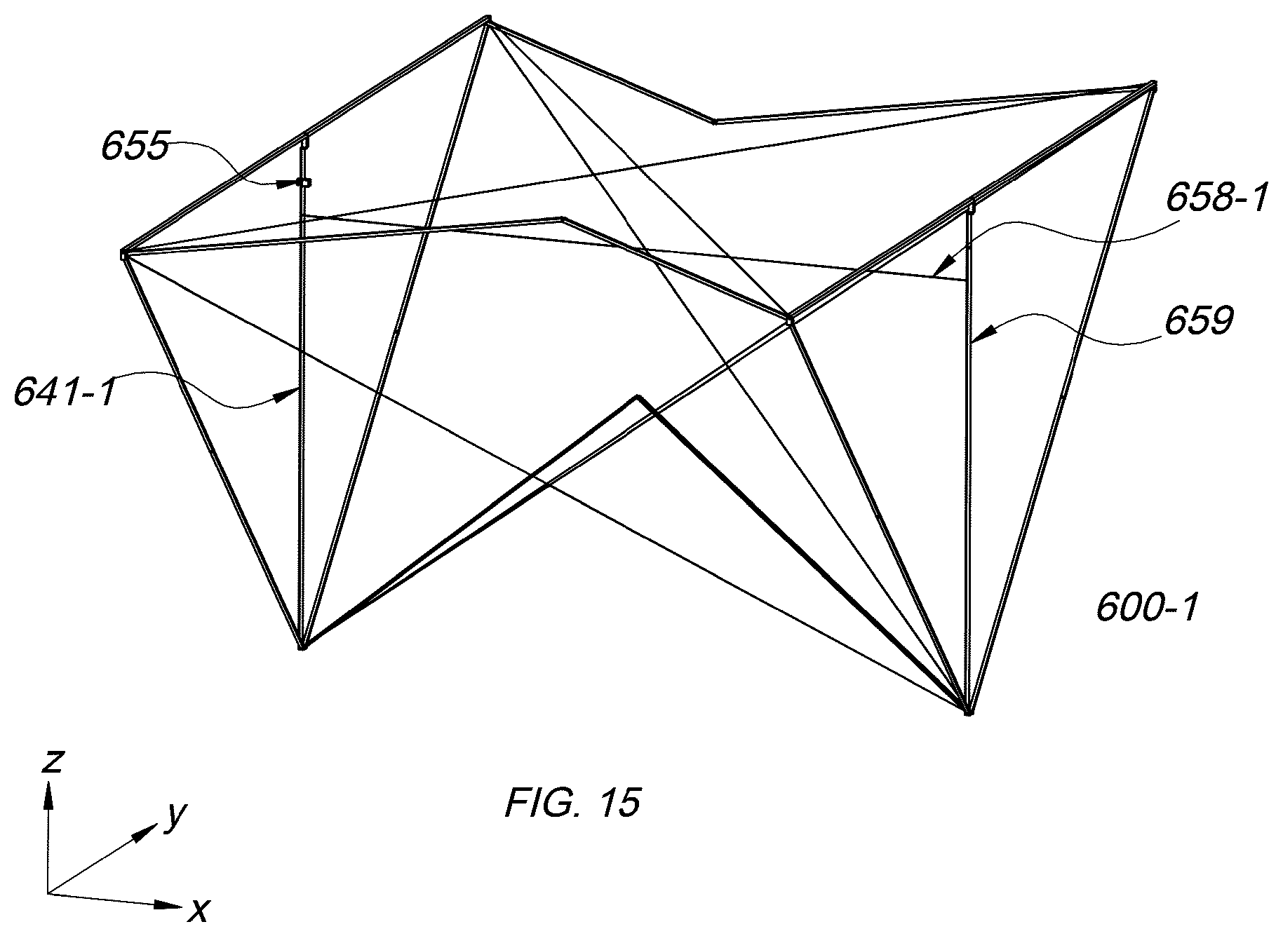 Patent US12583628 Figure 14 – Deployable, ultra-stowable truss for space applications