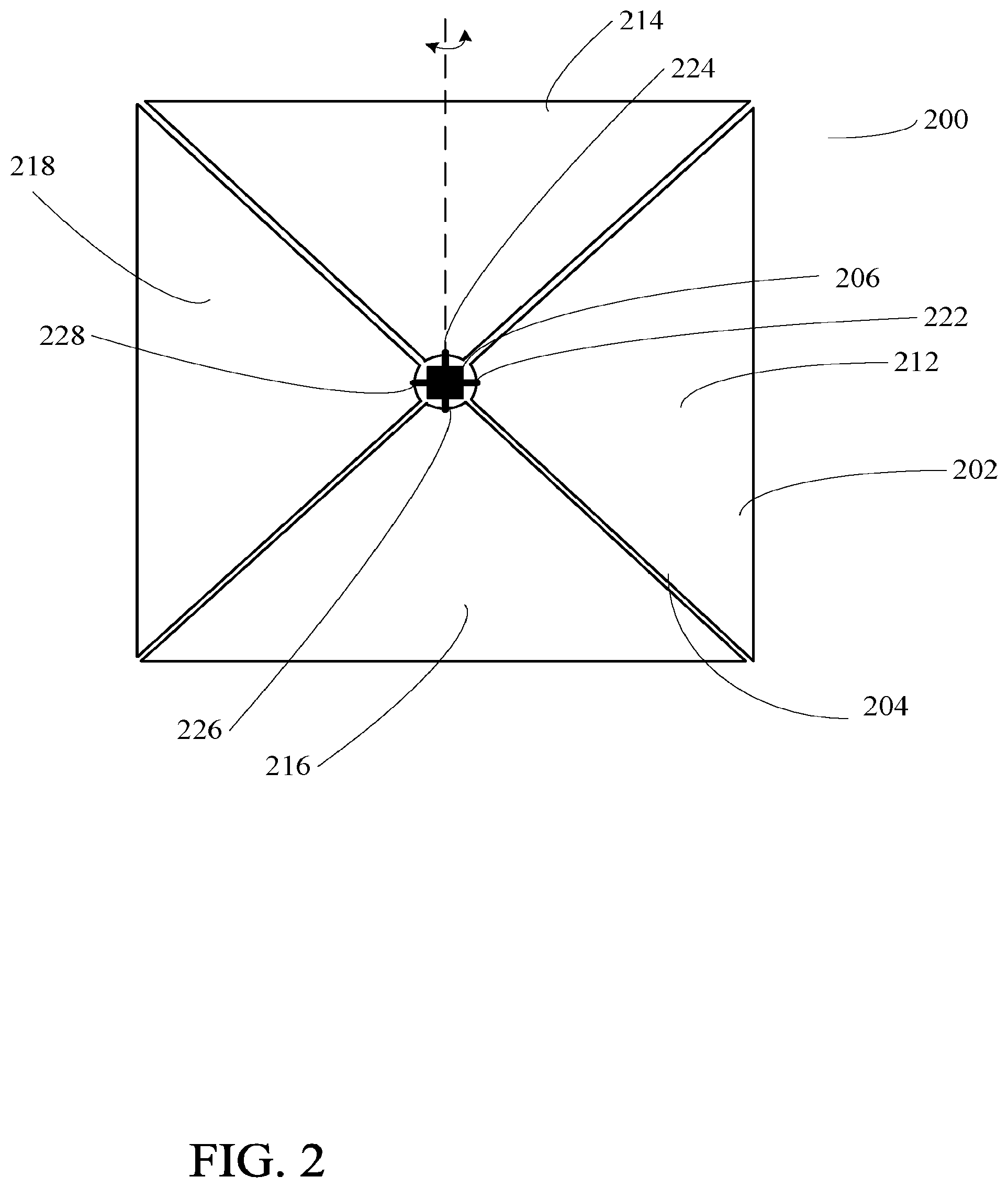 Patent US12583629 Figure 2 – Solar sail for orbital maneuvers