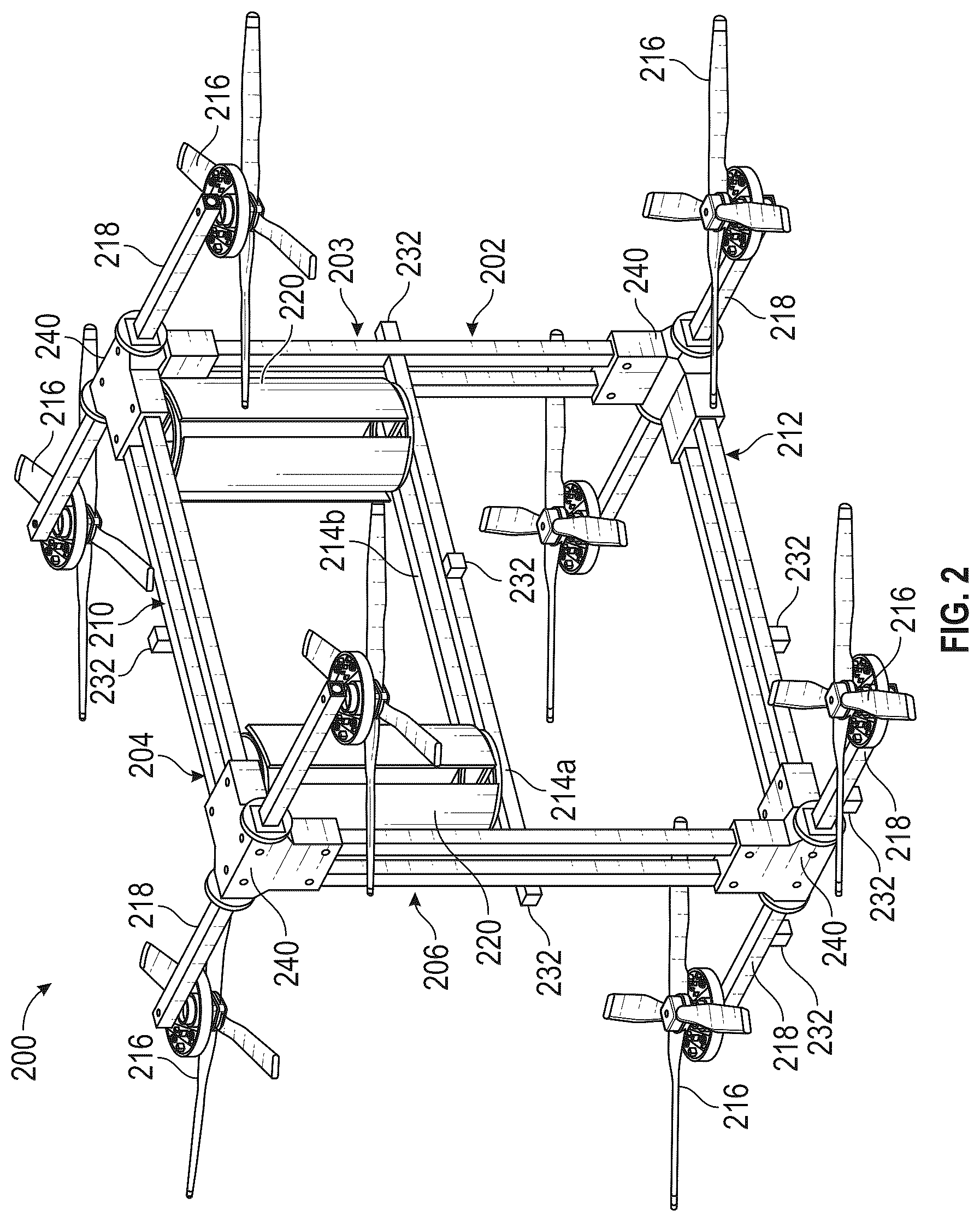 Patent US12583630 Figure 2 – Robotic system for civil infrastructure inspection
