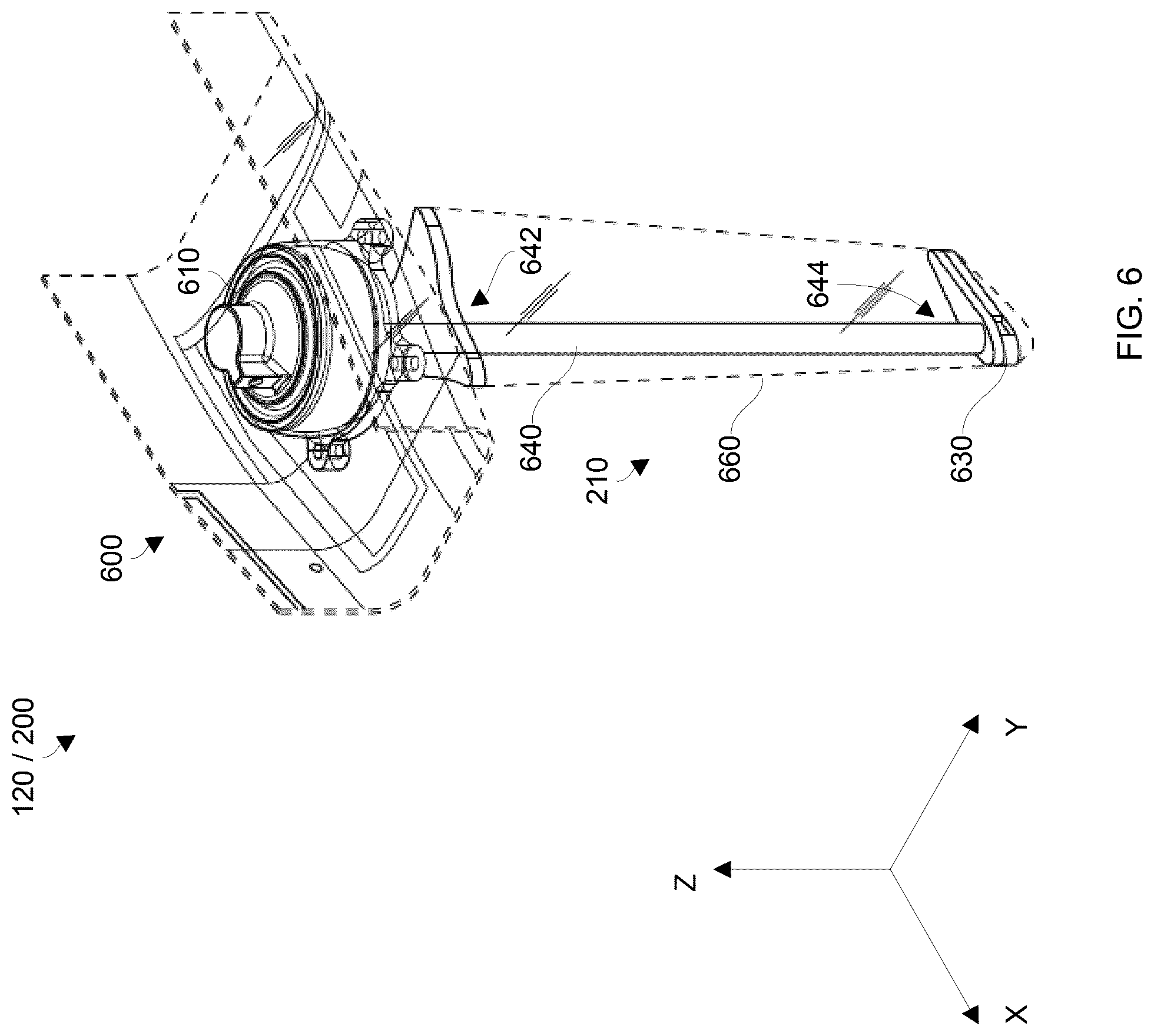 Patent US12583635 Figure 6 – Utilizing multi-directional energy-absorbing landing gear for vertical takeoff and landing