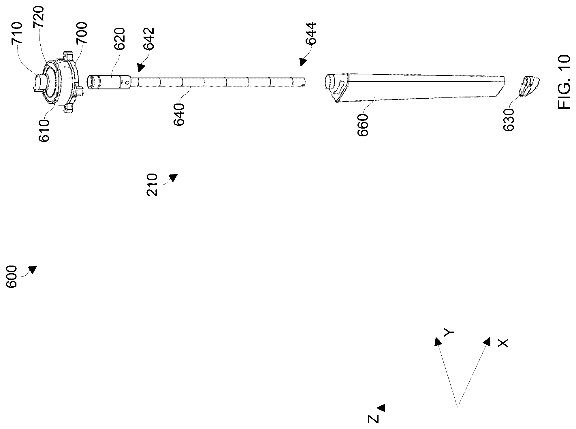 Patent US12583635 Figure 10 – Utilizing multi-directional energy-absorbing landing gear for vertical takeoff and landing