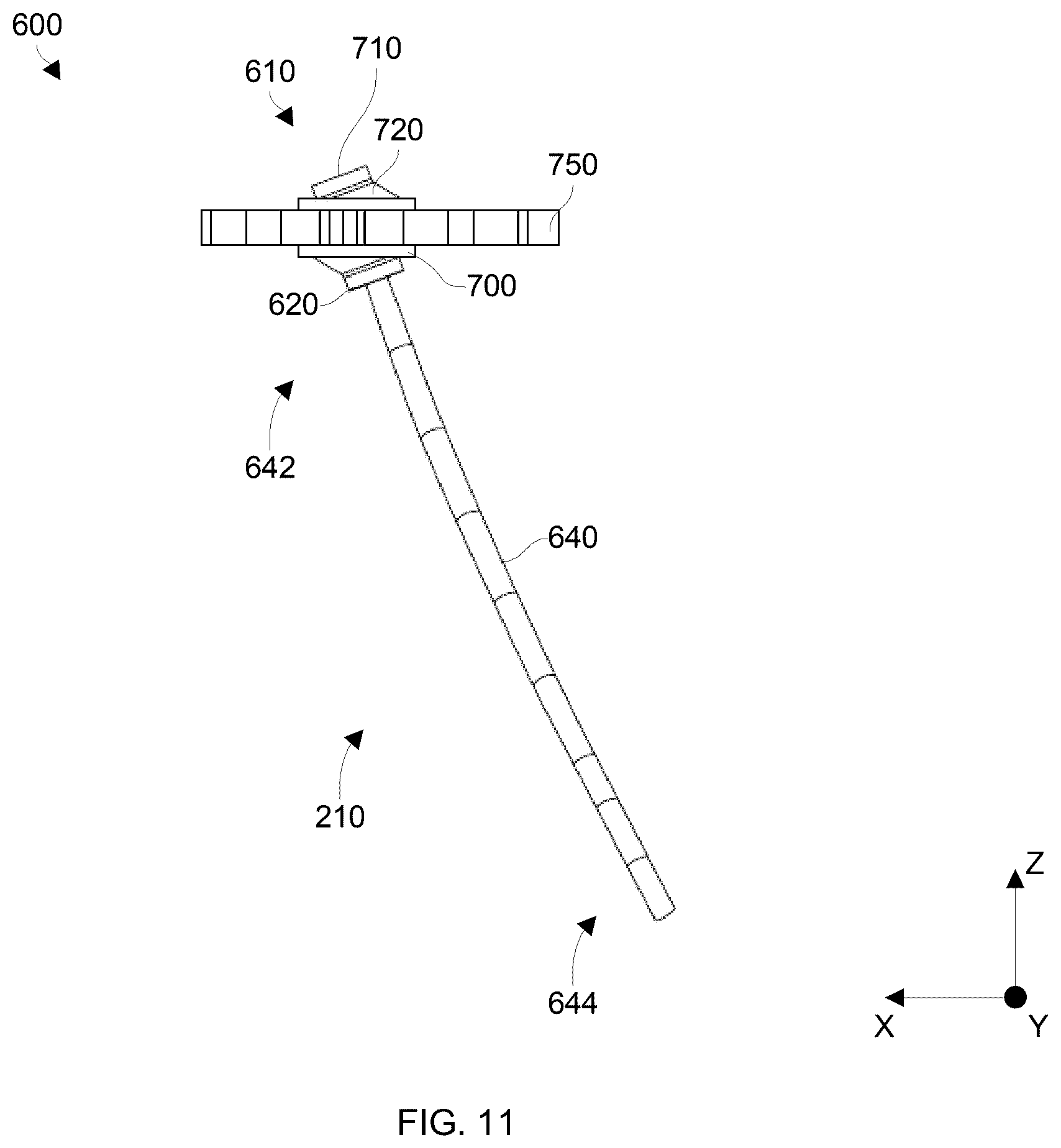Patent US12583635 Figure 11 – Utilizing multi-directional energy-absorbing landing gear for vertical takeoff and landing