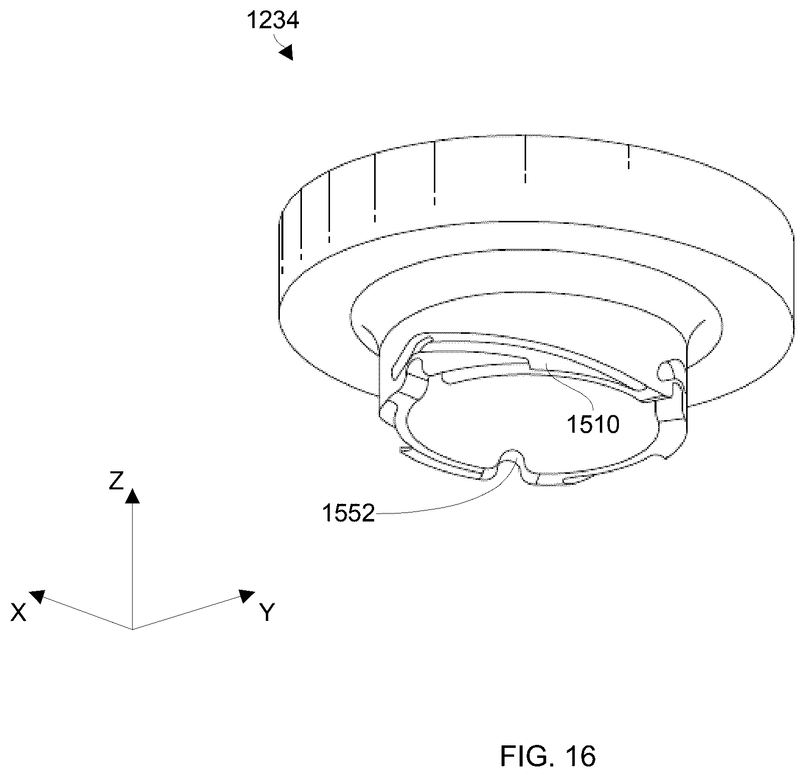 Patent US12583635 Figure 16 – Utilizing multi-directional energy-absorbing landing gear for vertical takeoff and landing