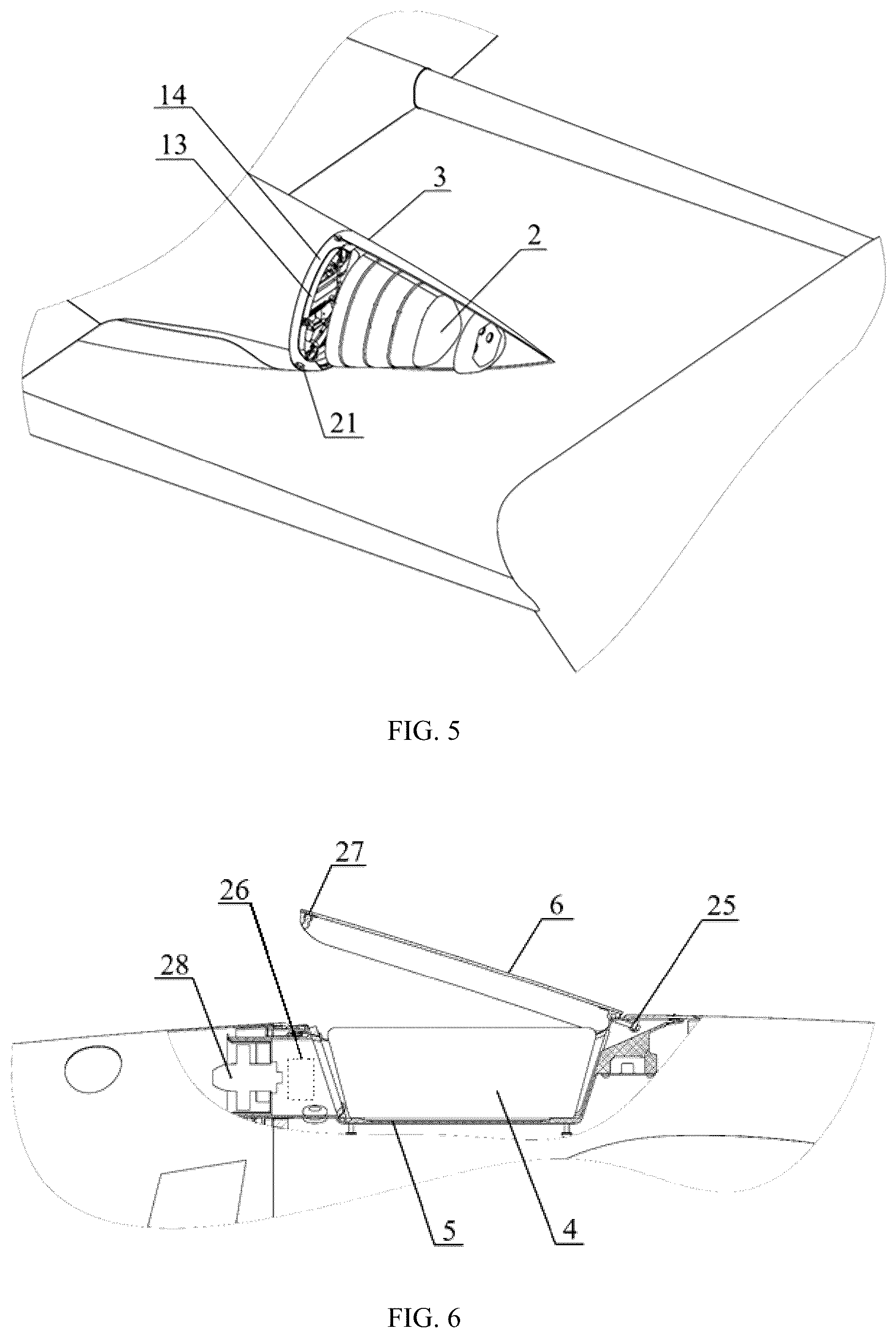 Patent US12583636 Figure 4 – Landing system for a fixed-wing unmanned aerial vehicle (UAV)