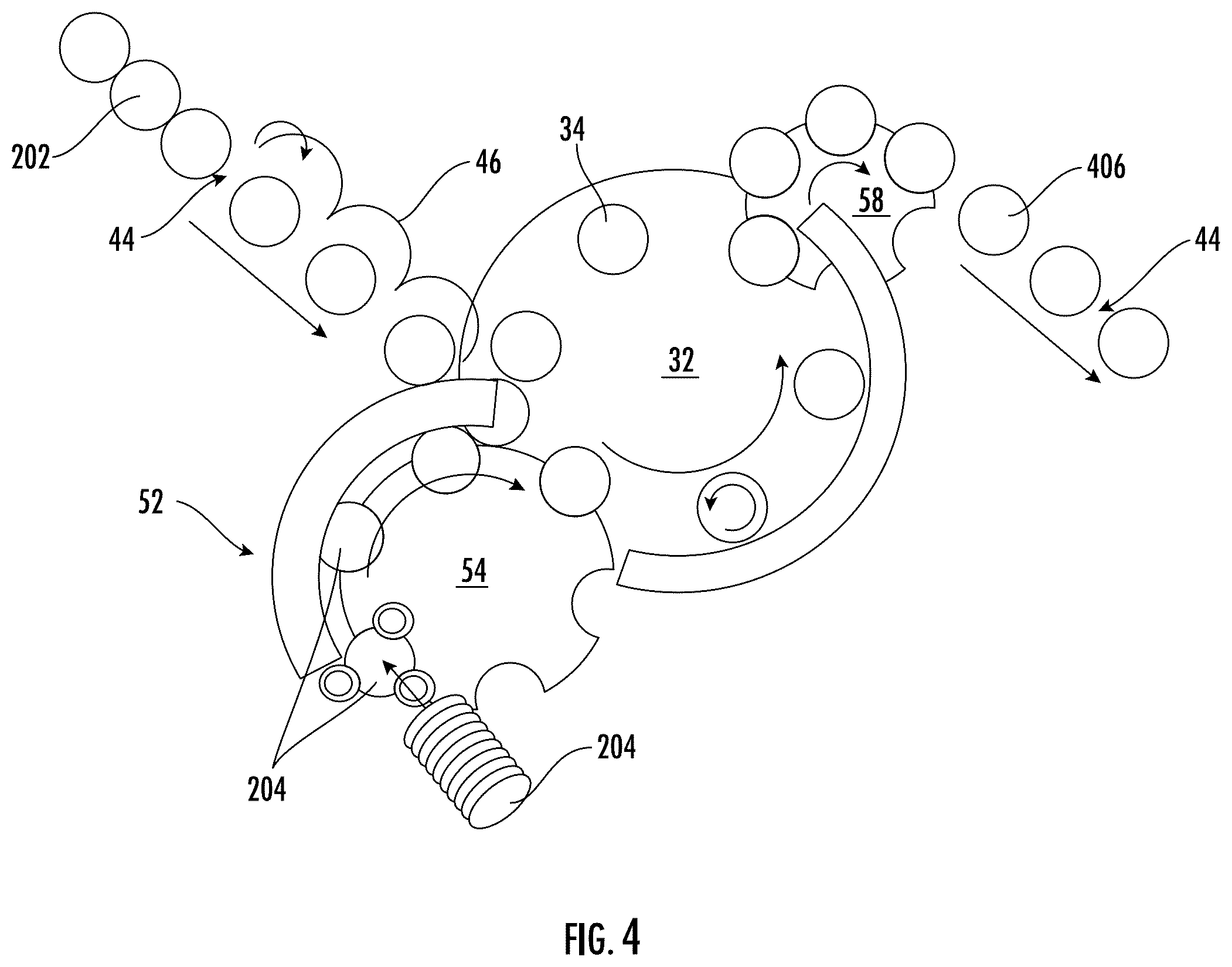 Patent US12583639 Figure 5 – Systems for high-speed application of paper-based end closures on composite containers
