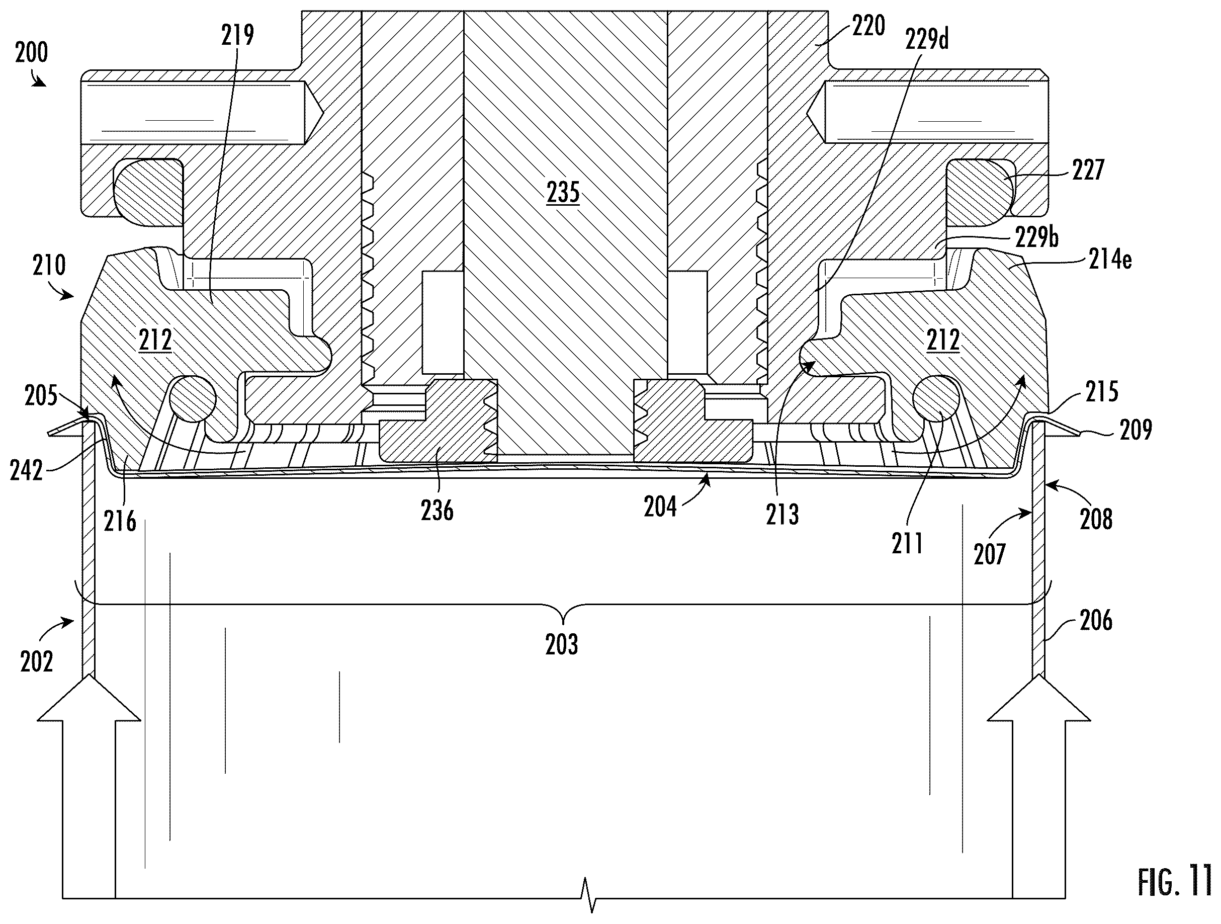Patent US12583639 Figure 12 – Systems for high-speed application of paper-based end closures on composite containers