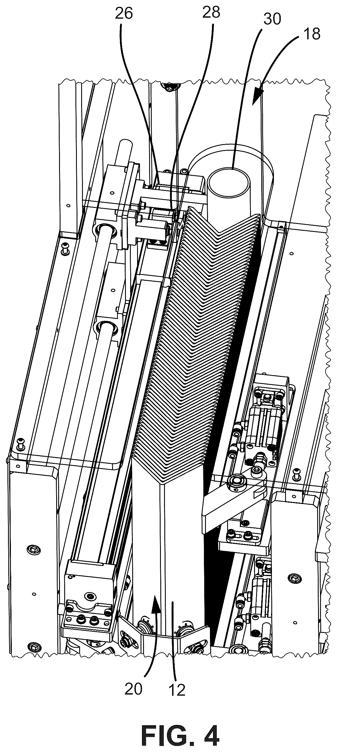 Patent US12583641 Figure 4 – Corner board application system for loads and related methods