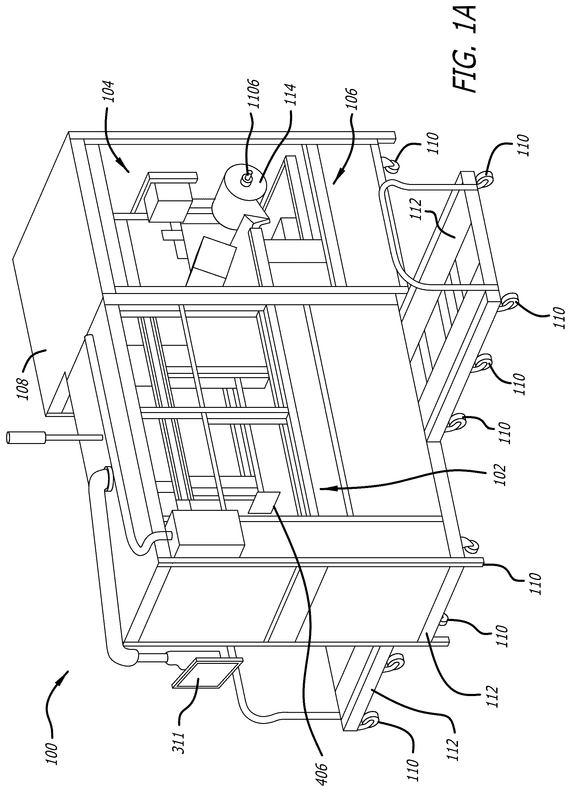 Patent US12583645 Figure 1 – Medication container infeed loop system and apparatus