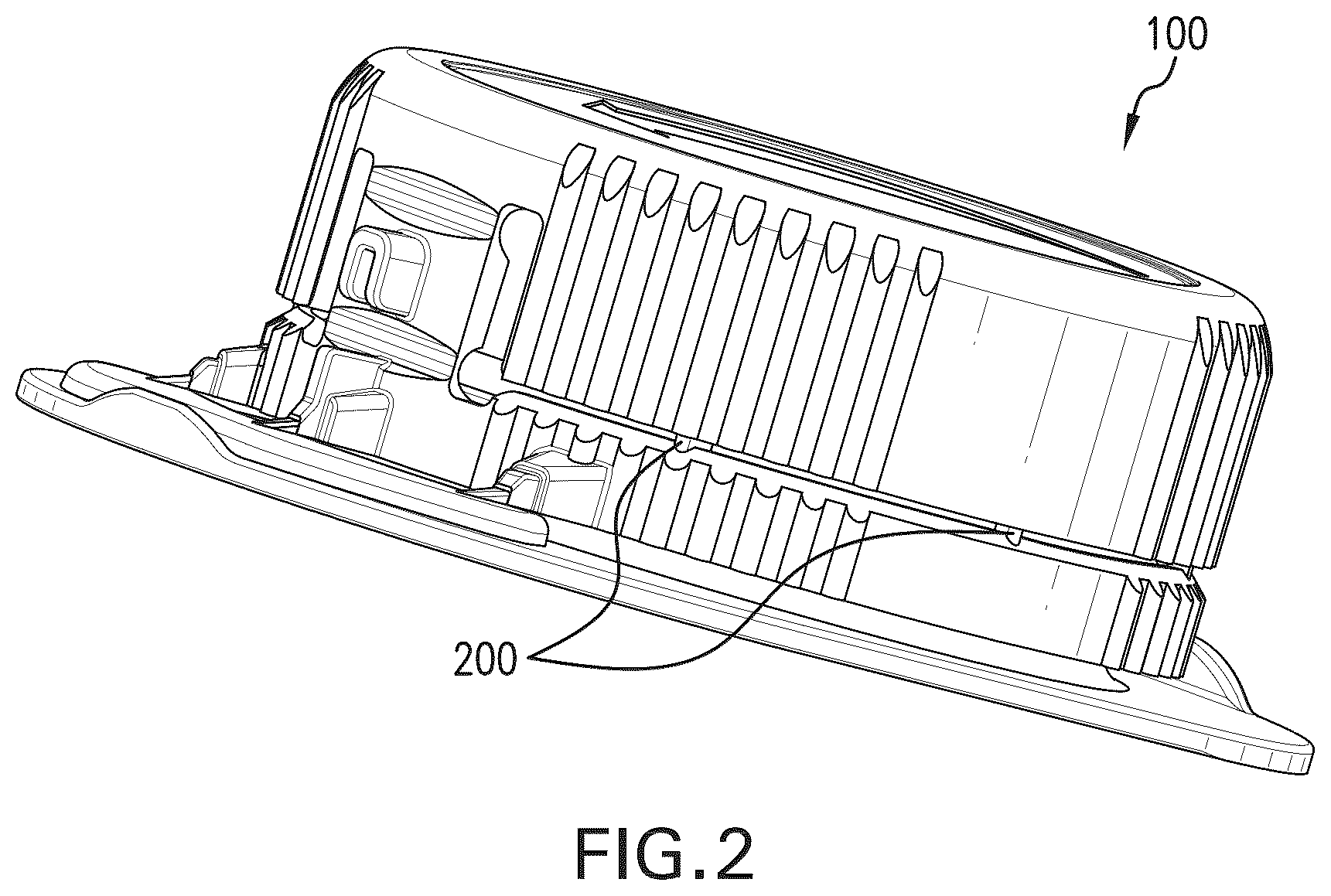 Patent US12583647 Figure 2 – Tethered cap and spout