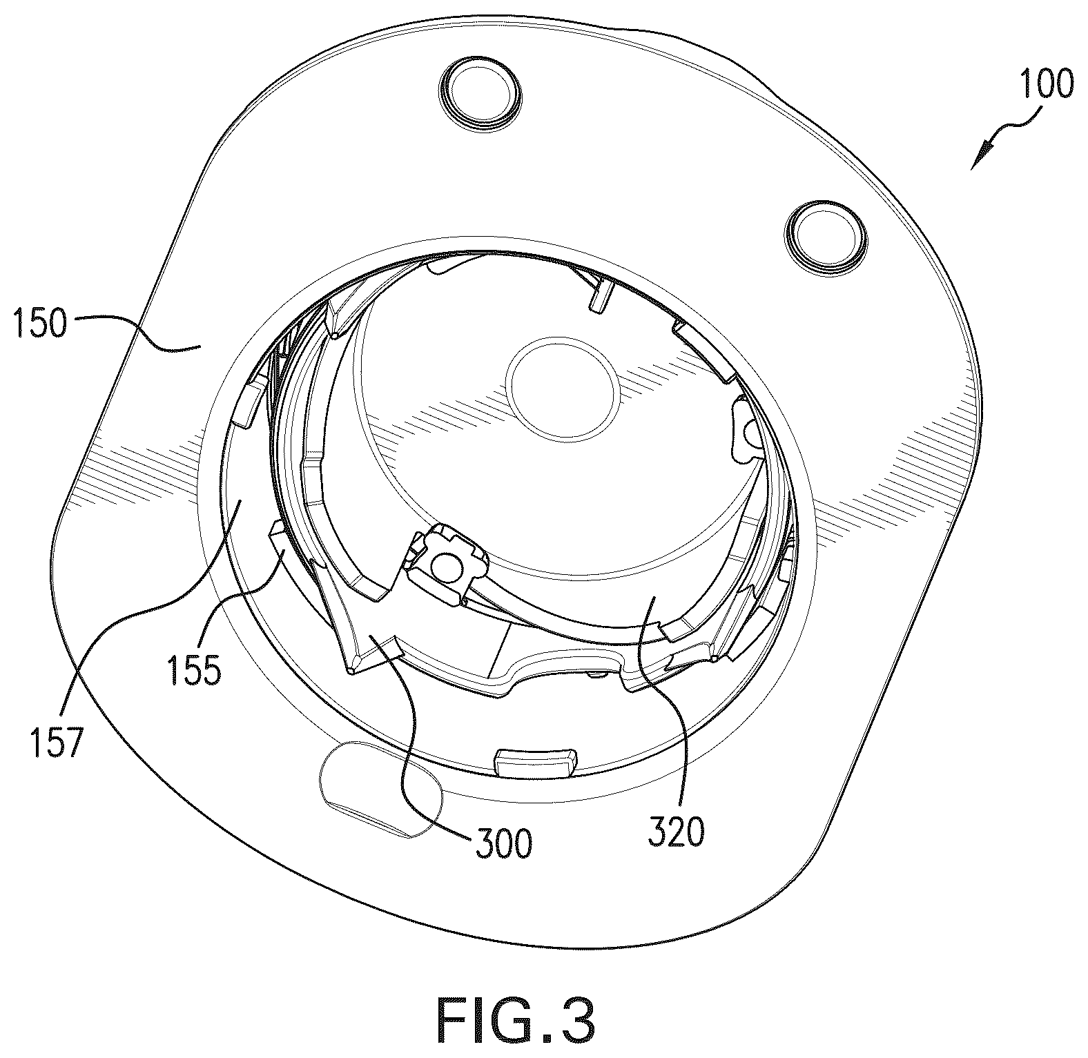 Patent US12583647 Figure 3 – Tethered cap and spout