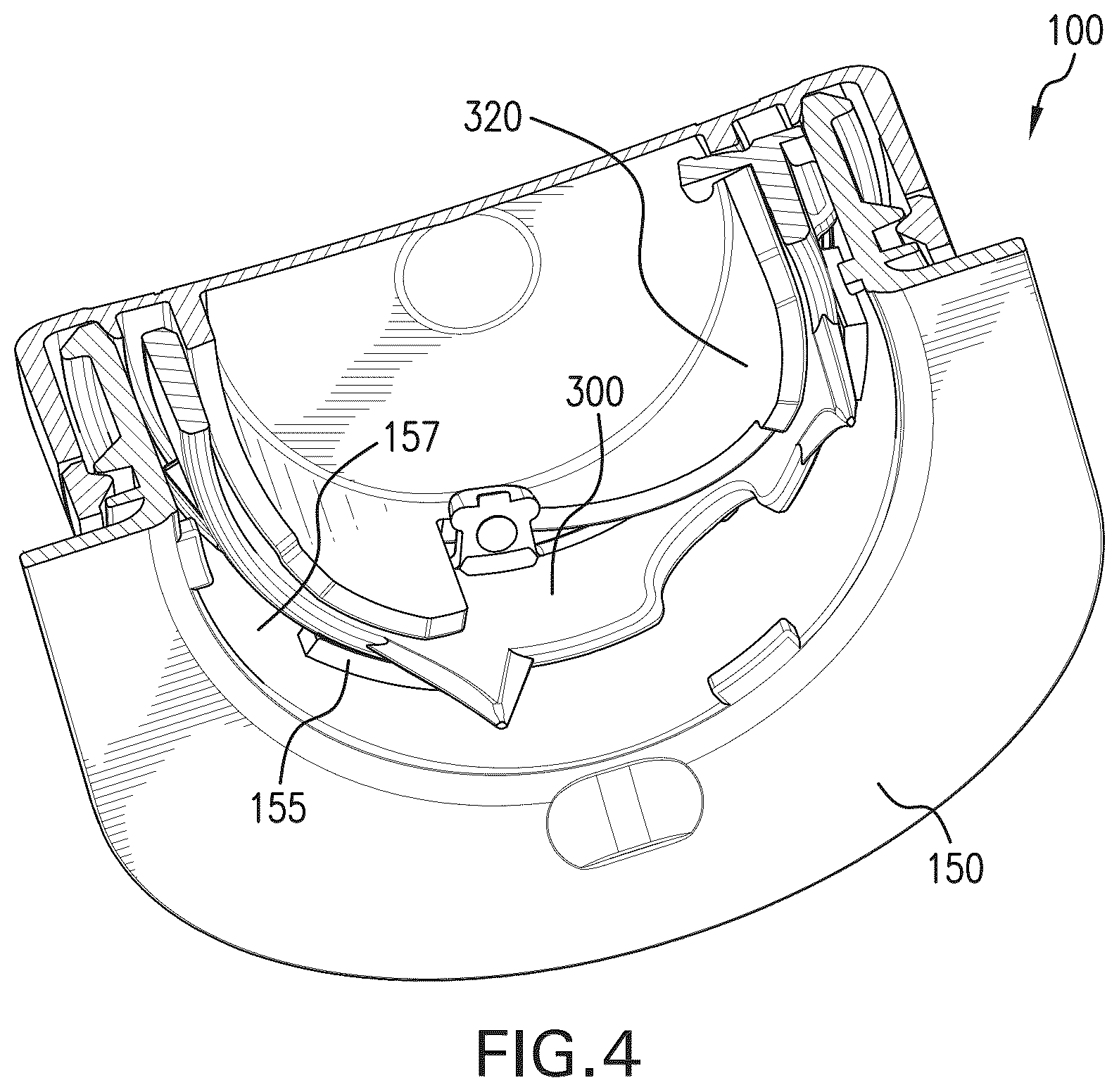 Patent US12583647 Figure 4 – Tethered cap and spout