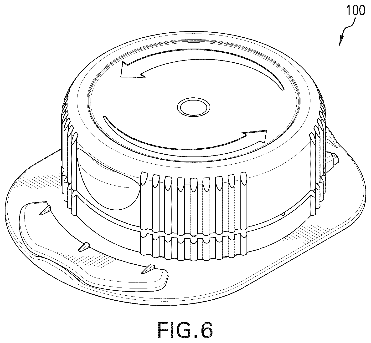 Patent US12583647 Figure 6 – Tethered cap and spout