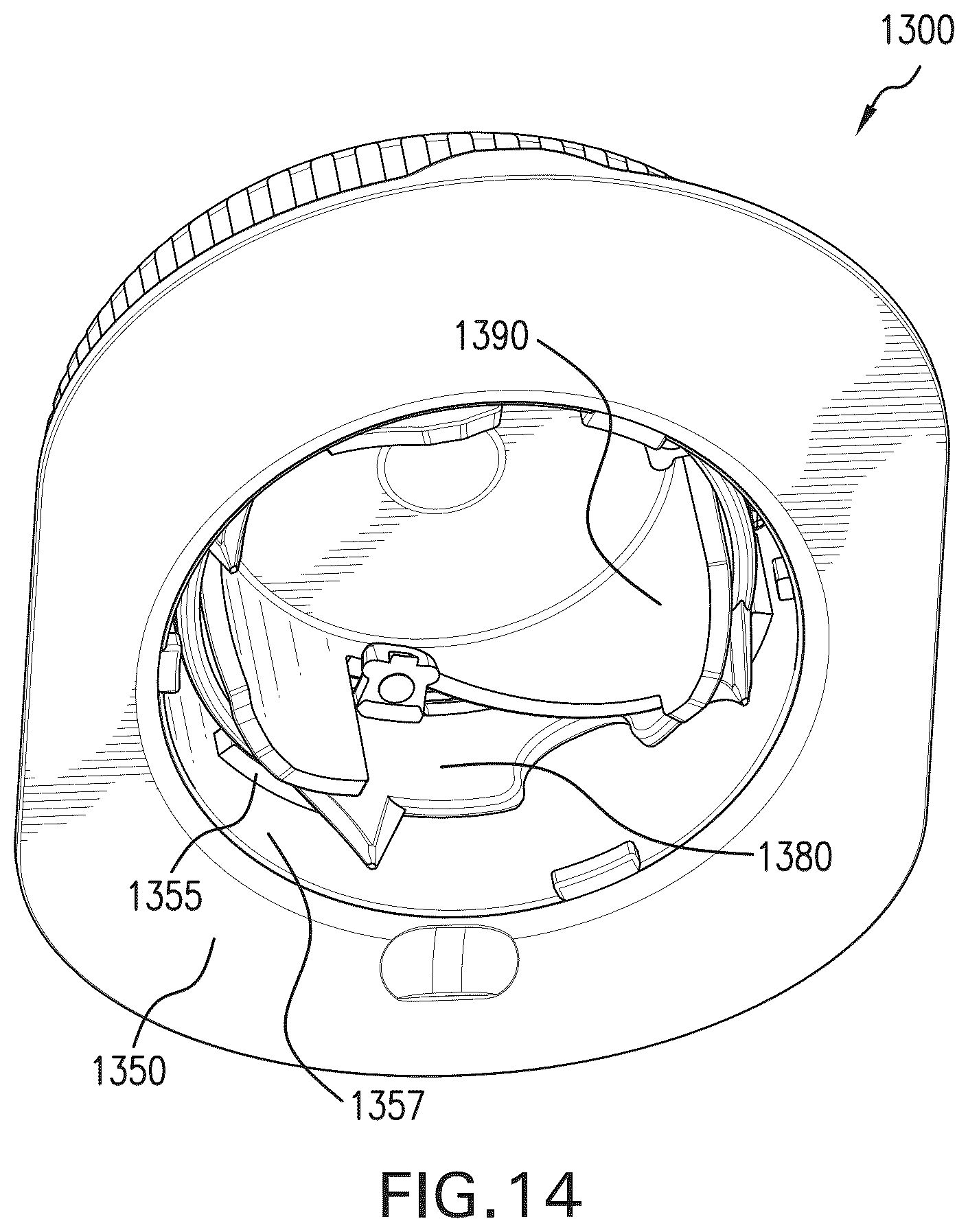 Patent US12583647 Figure 14 – Tethered cap and spout