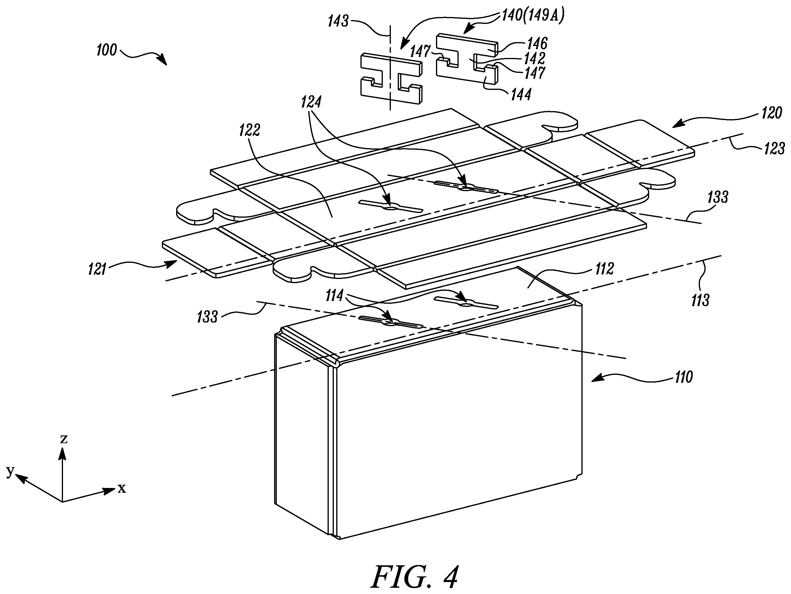 Patent US12583656 Figure 6 – Container system and method of assembly
