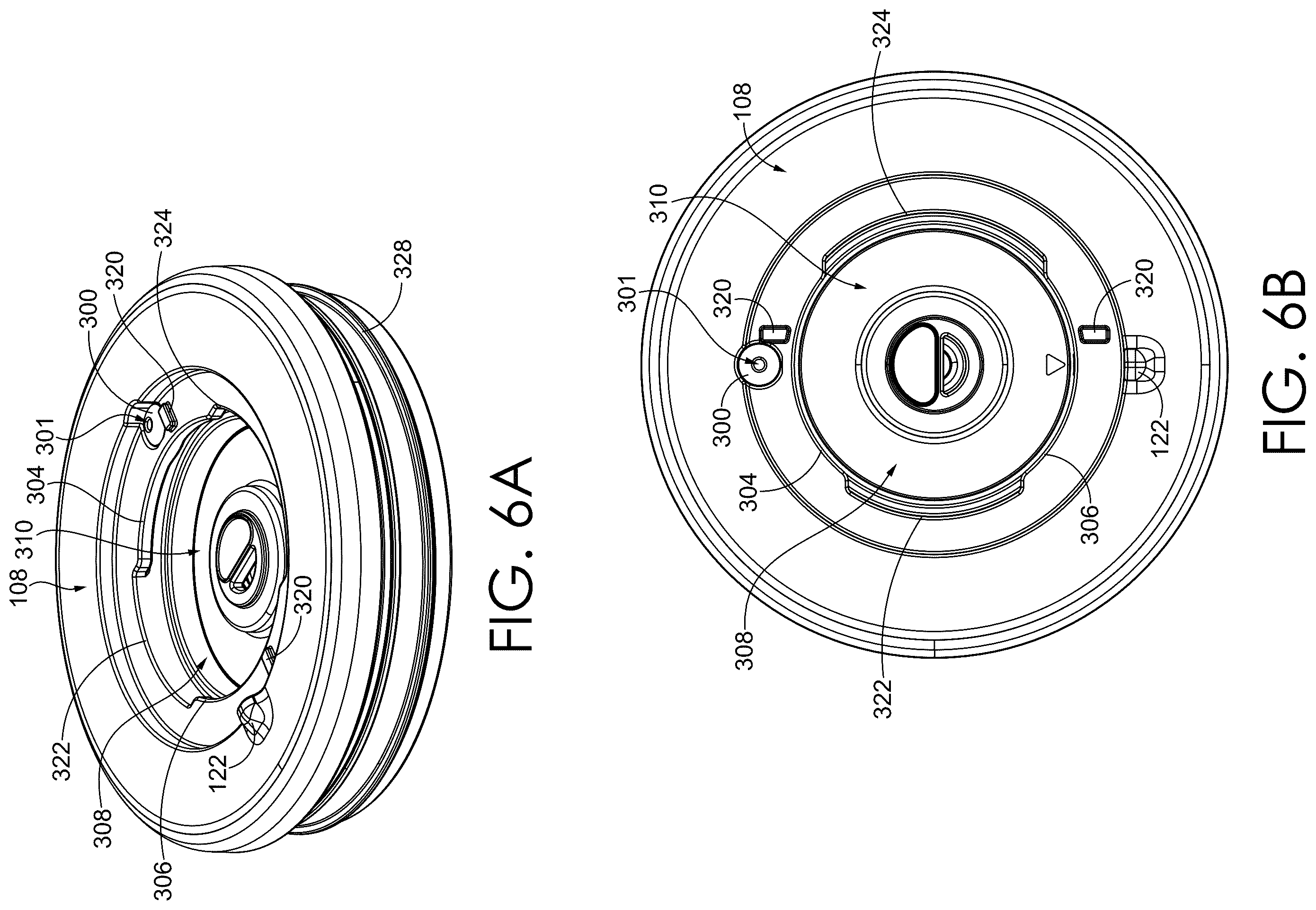 Patent US12583659 Figure 6 – No spill straw
