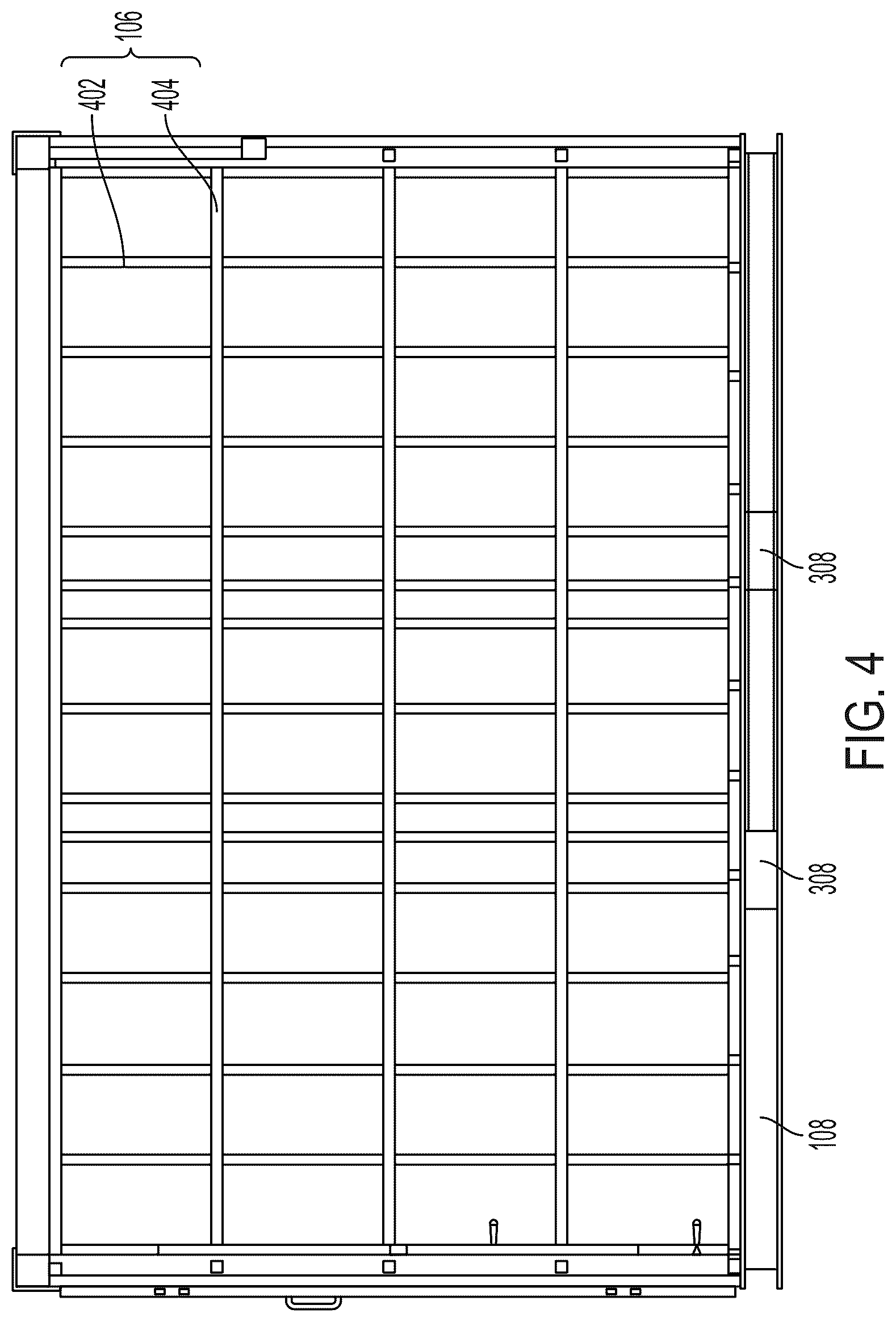 Patent US12583665 Figure 4 – Multipurpose relocatable structure and lifting systems and methods