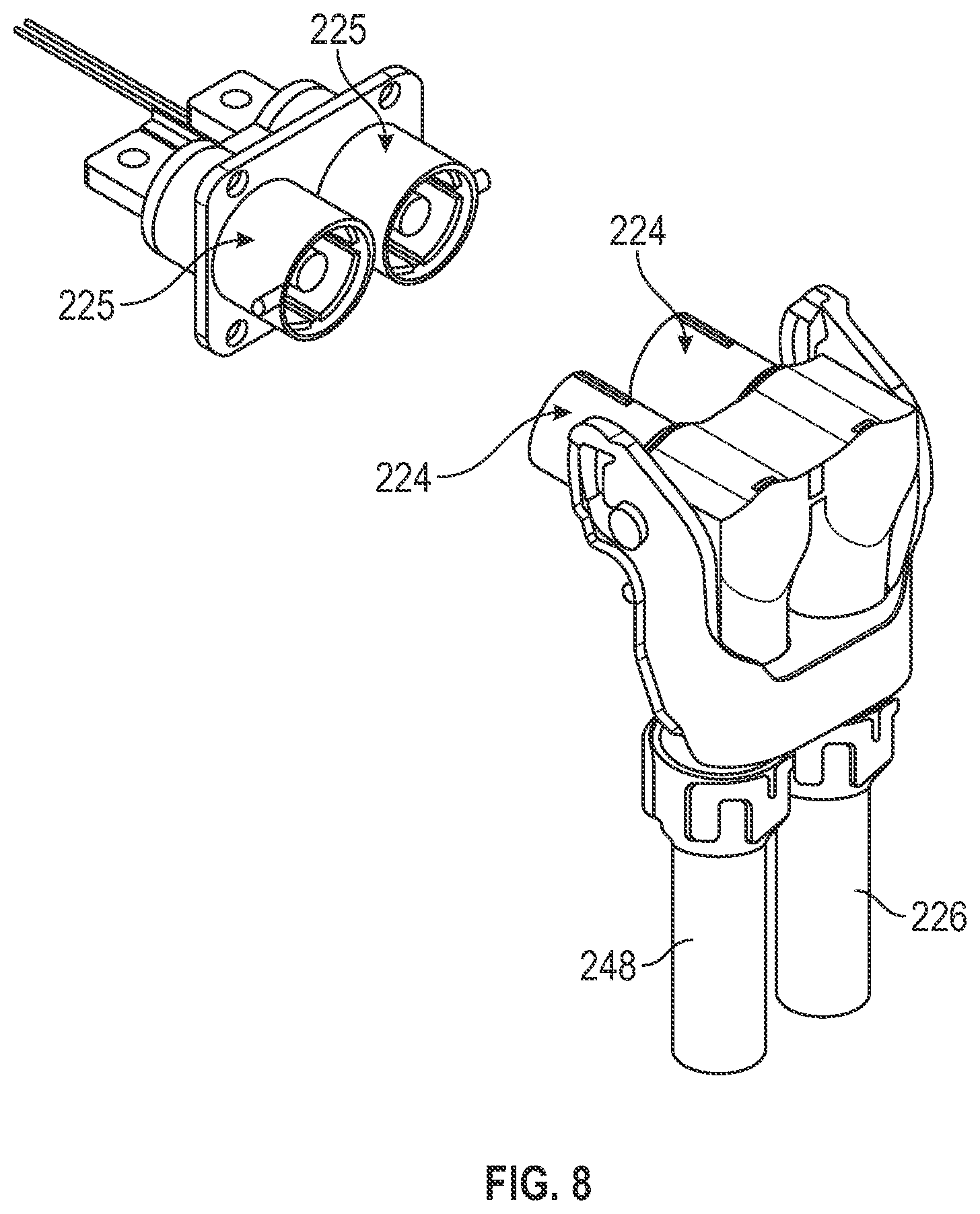 Patent US12583671 Figure 8 – Refuse truck with helical pump