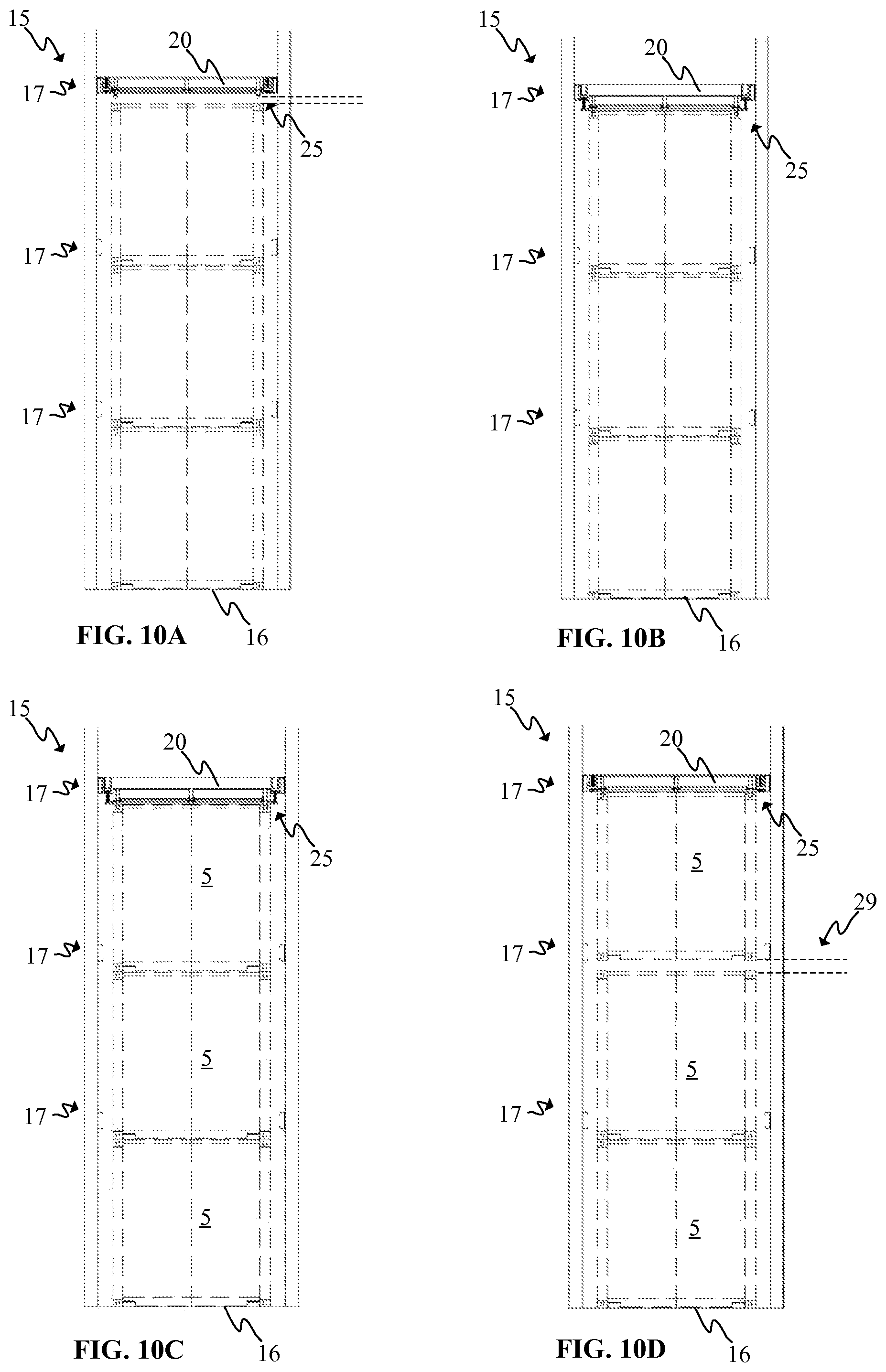 Patent US12583672 Figure 7 – Multi-level container storage system and high-bay container storage
