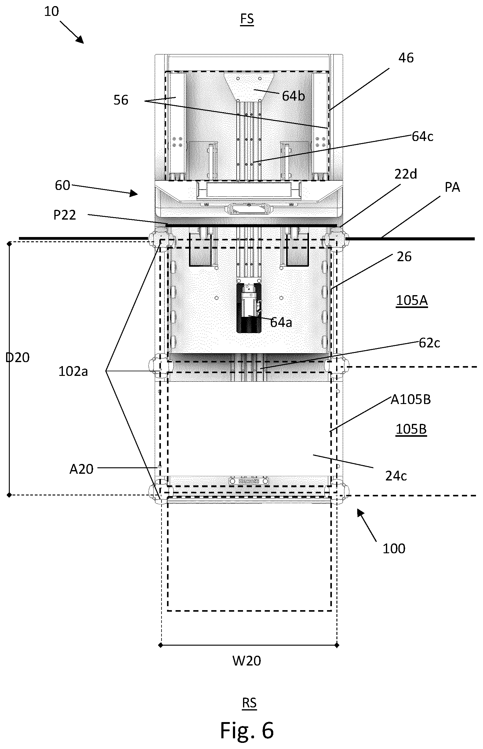 Patent US12583673 Figure 4 – Access station for an automated storage and retrieval system and method for using same