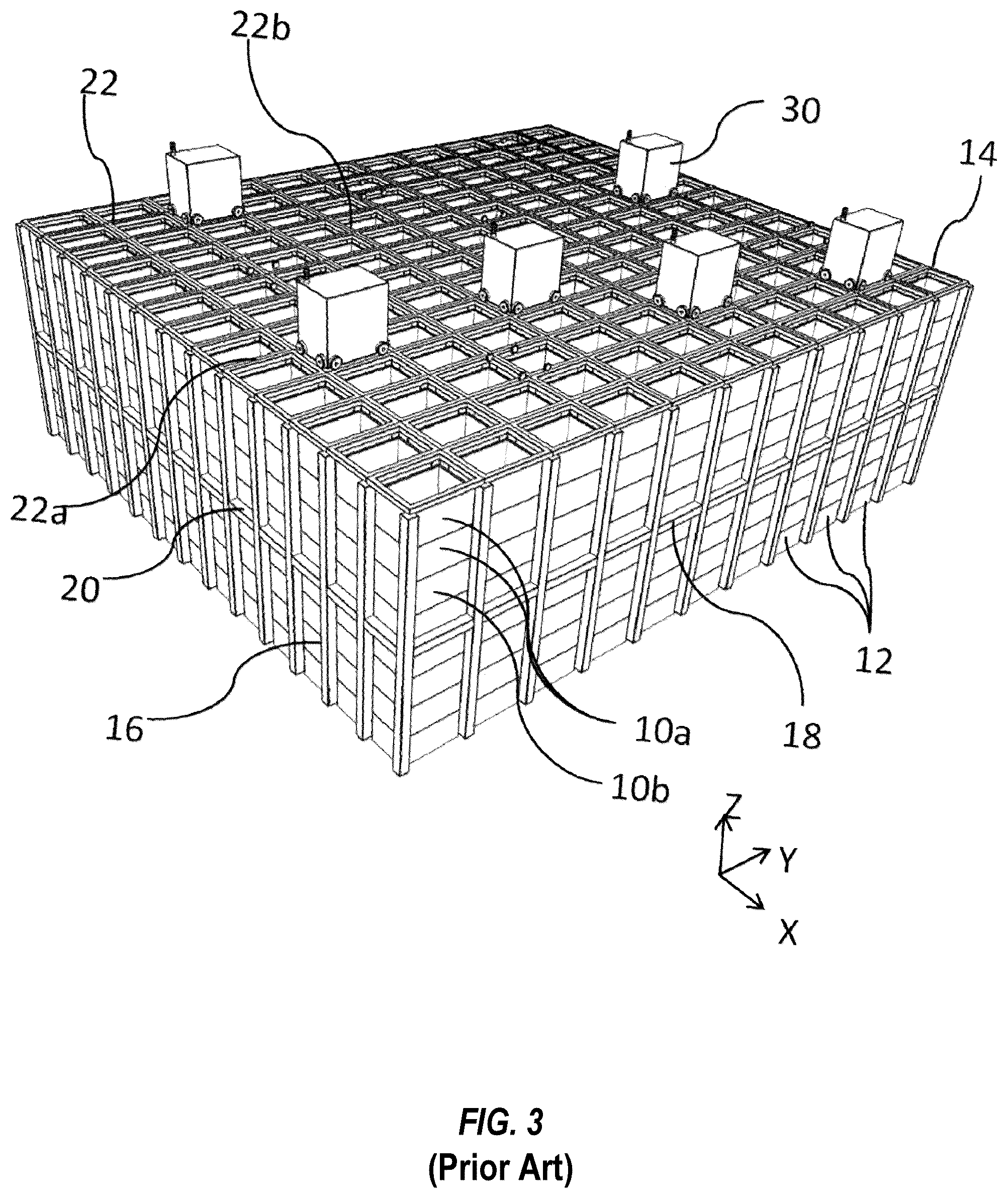 Patent US12583675 Figure 3 – Track assembly for a storage system