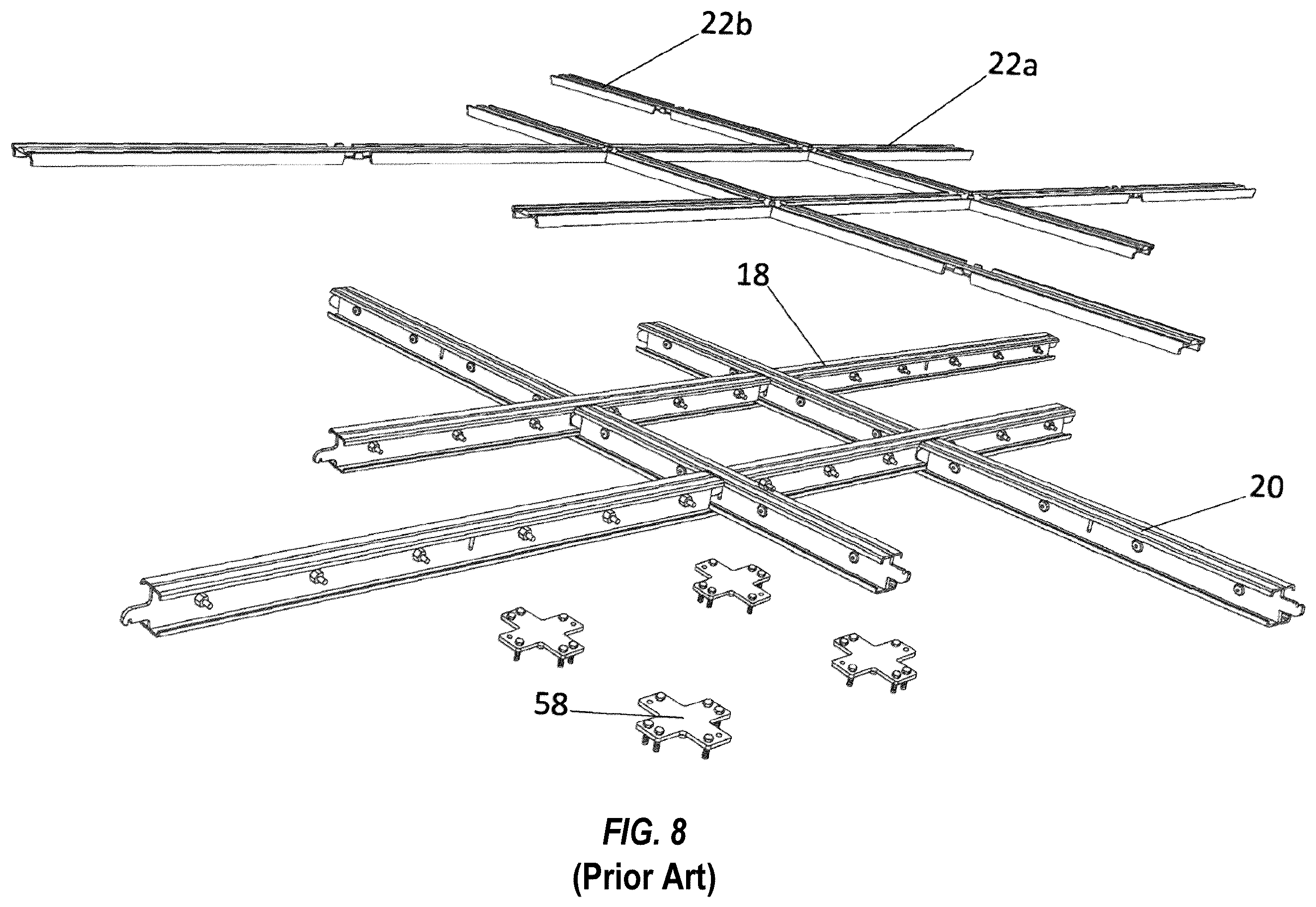 Patent US12583675 Figure 7 – Track assembly for a storage system